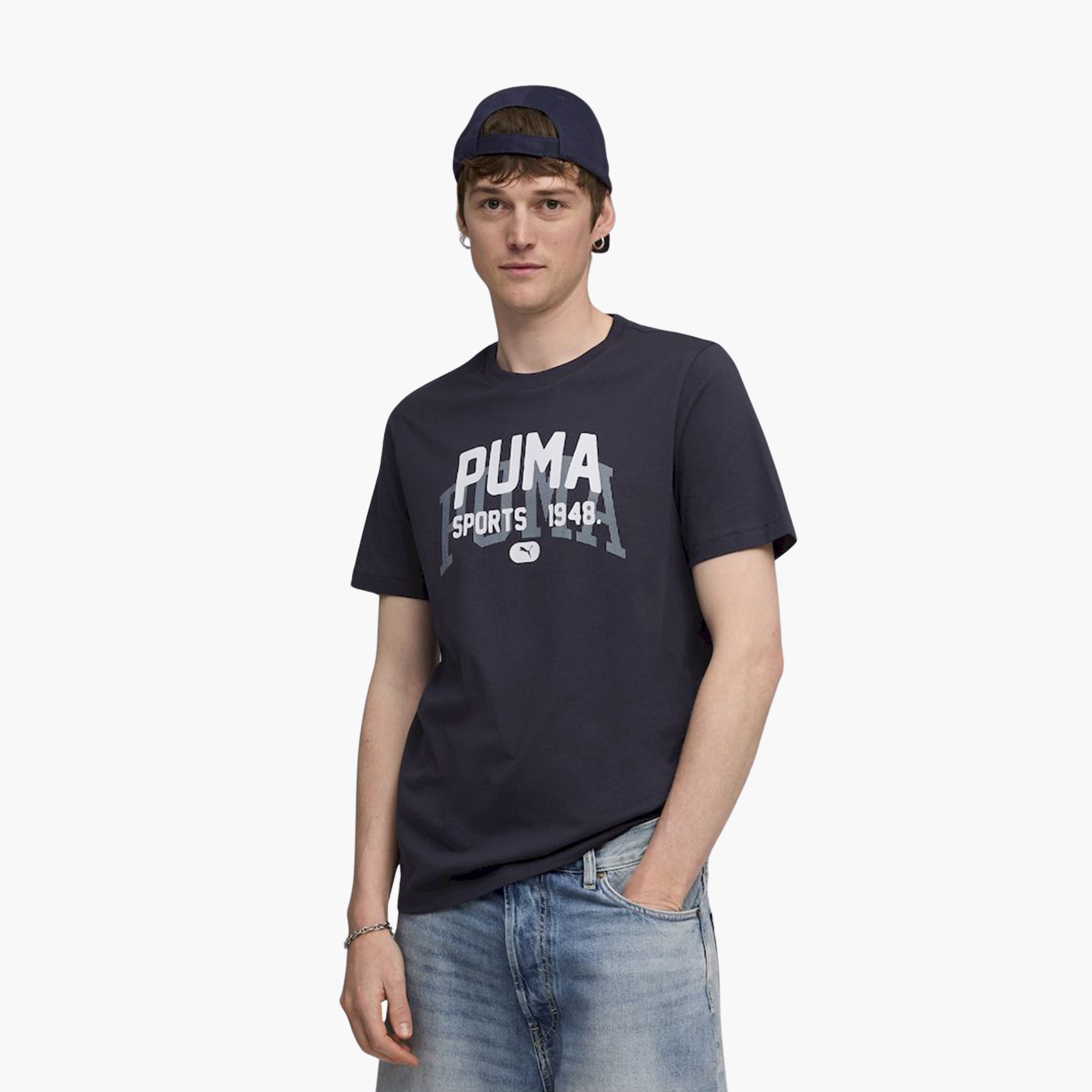 بوما- تيشيرت رجالي رياضي برسومات جرافيكية 688035 | OE-men-clothing-sportswearandactivewear-tshirtsandpolos-image-1