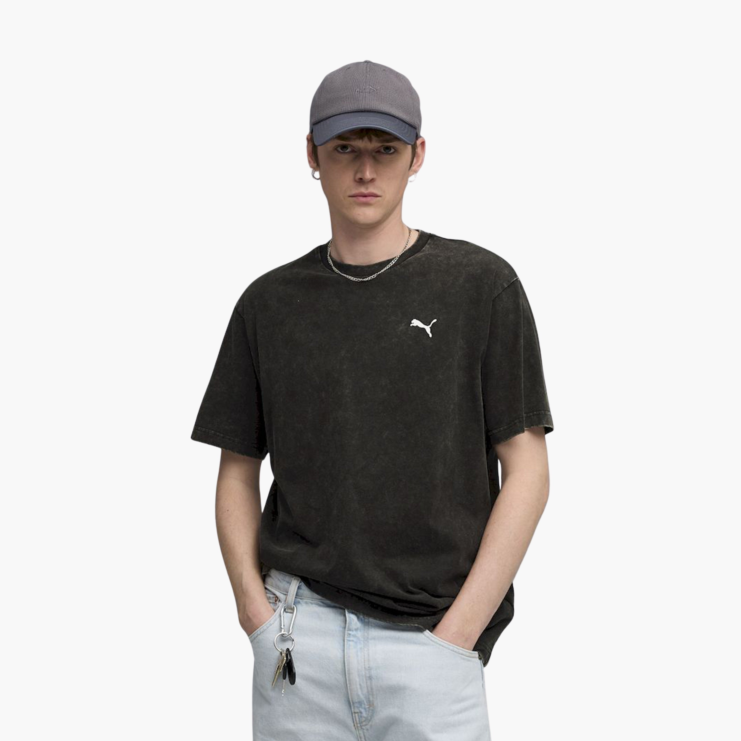 بوما- تيشيرت رجالي مريح من مجموعة اسنشيالز 688048 | OE-men-clothing-sportswearandactivewear-tshirtsandpolos-image-1