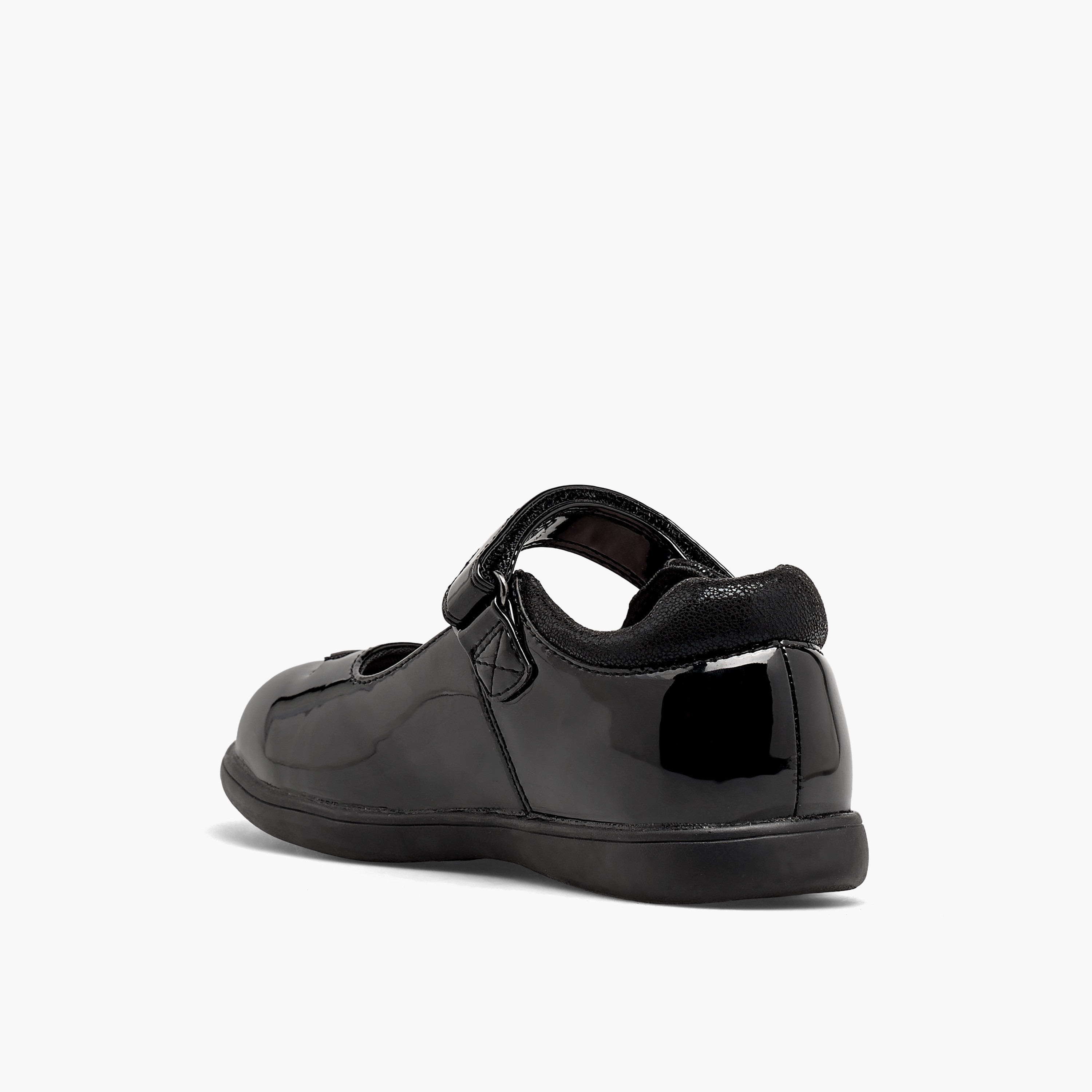 Juniors Girls Butterfly Accent Hook & Loop School Shoes-girls-shoes-schoolshoes-image-5