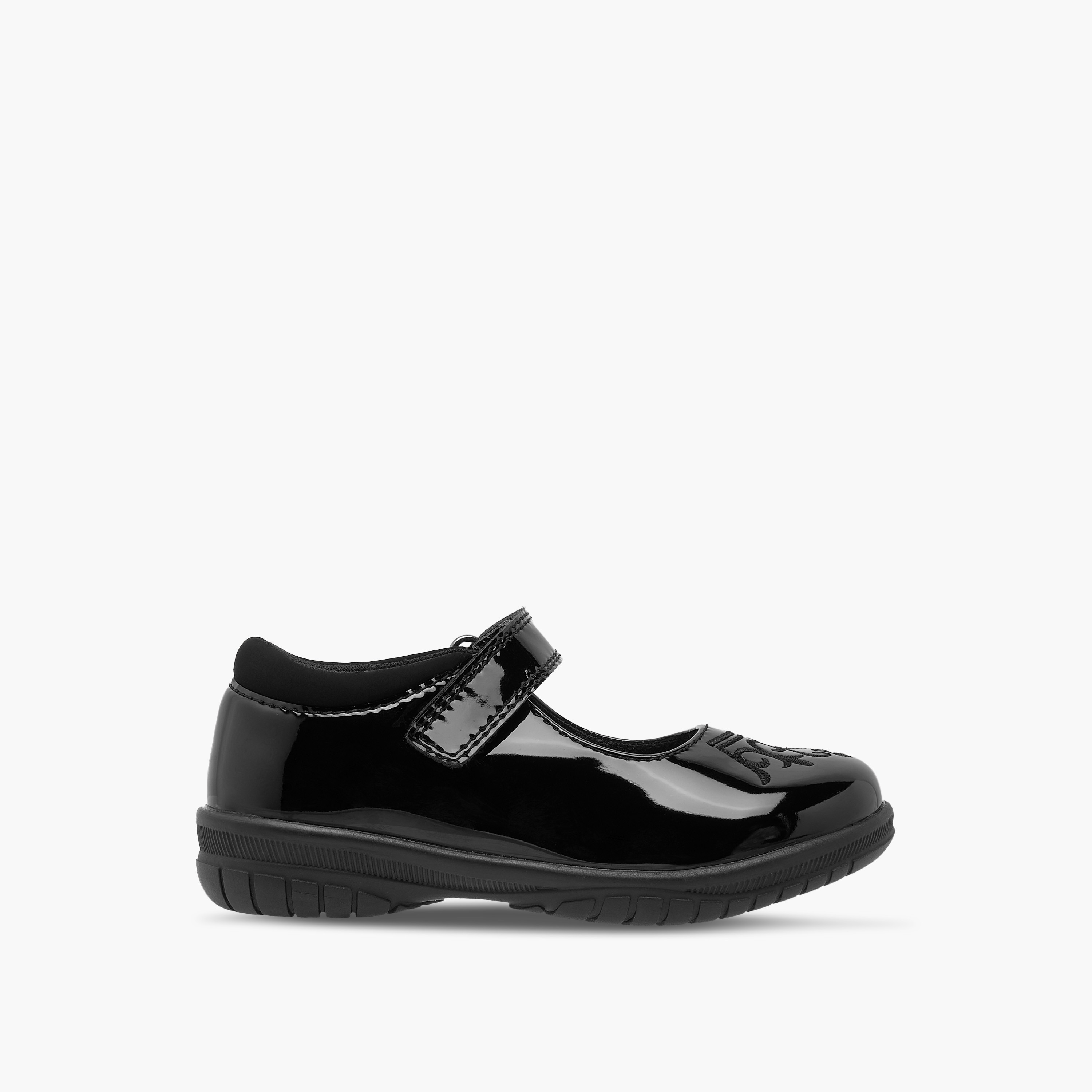 Disney Embroidered Mary Jane School Shoes with Hook and Loop Closure-girls-shoes-schoolshoes-image-3
