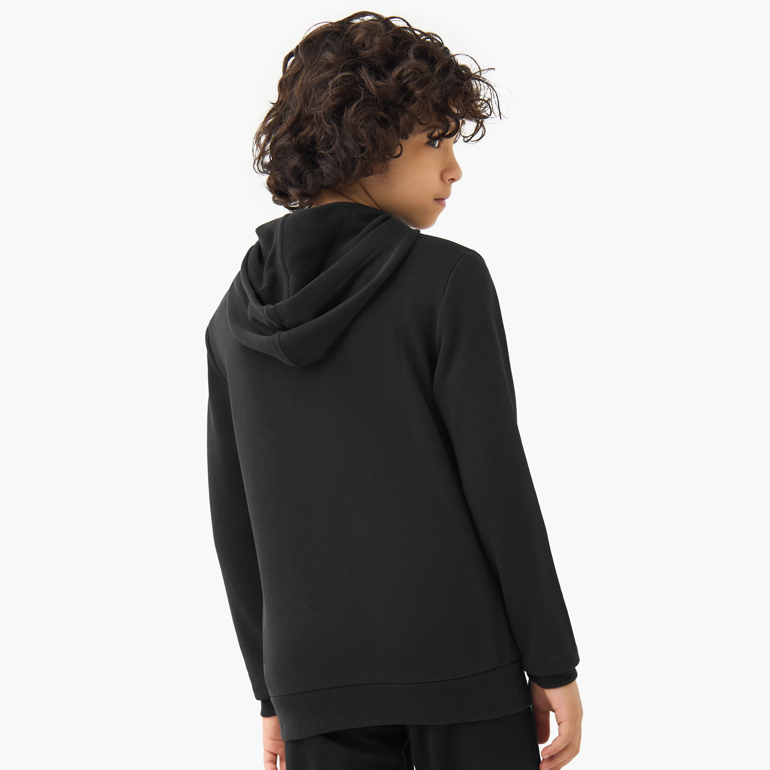 سويت شيرت قطن بقبعة وأكمام طويلة وطبعات شعار للأولاد من بوما-boys-clothing-sweatshirts-image-3