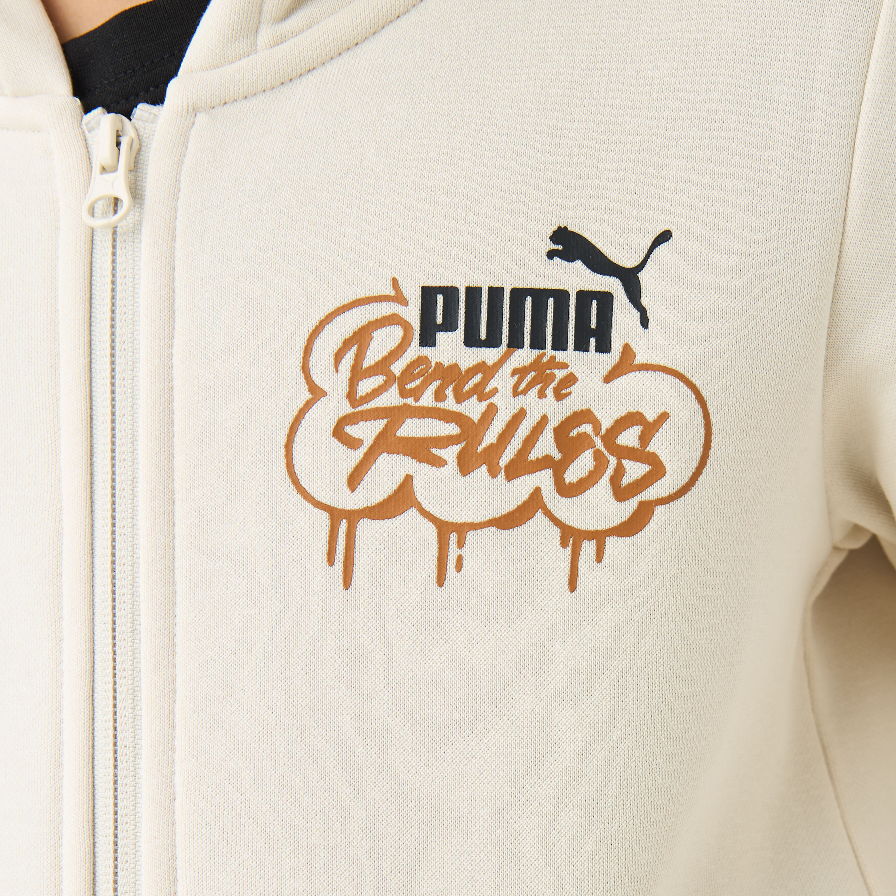 PUMA Boys Hooded Neck Sweatshirt with Zip Closure - Cotton - Long Sleeves-boys-clothing-sweatshirts-image-5