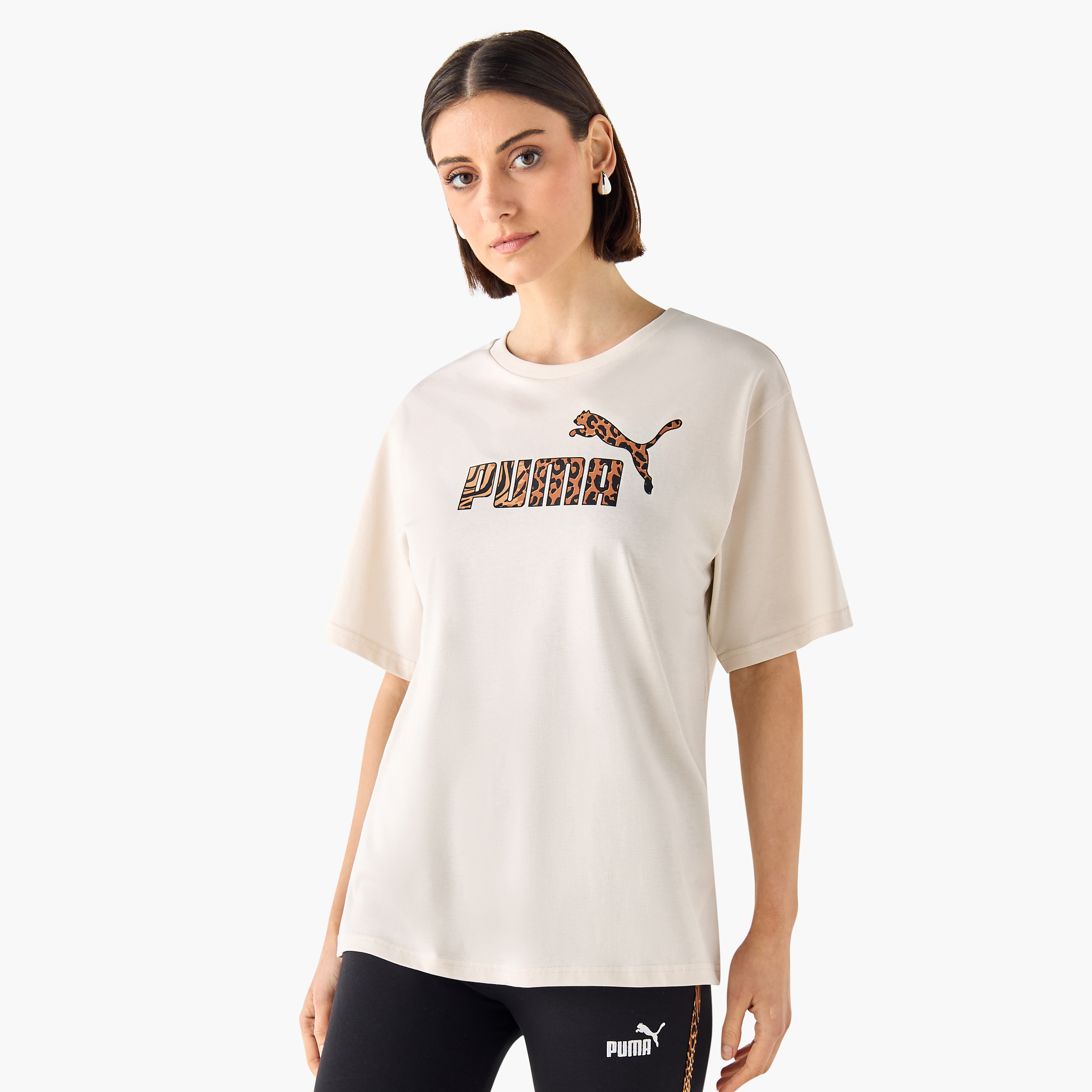 بوما - تيشيرت ايسينشال انيمال جرافيك ريلاكسد - للنساء 688532 | OE-women-clothing-tshirts-image-1