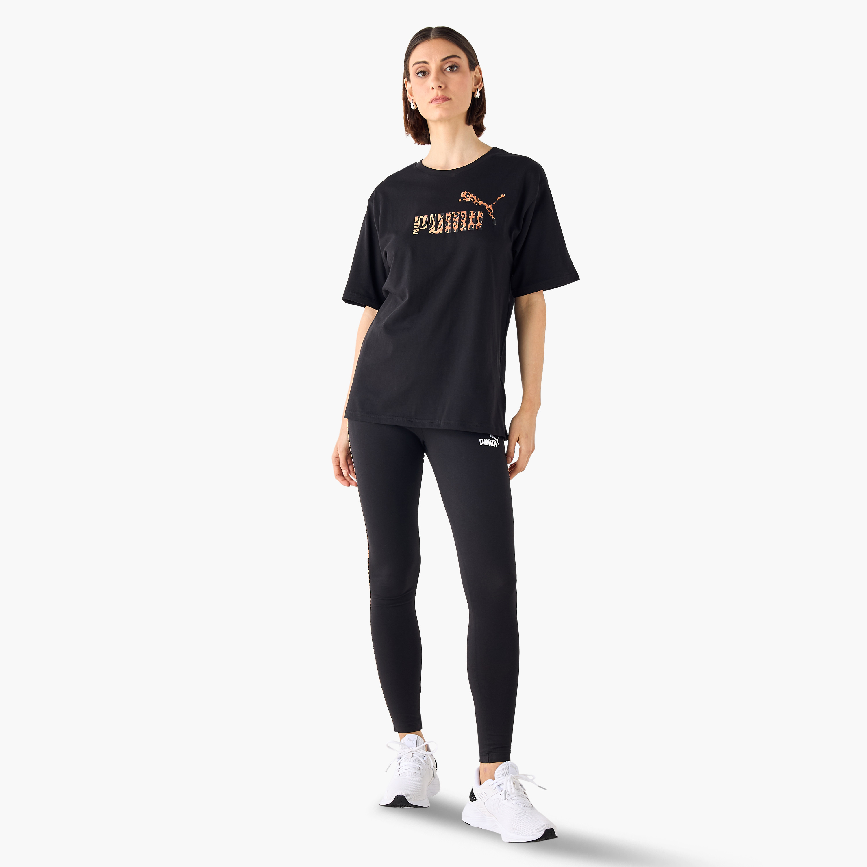 Puma Women's Essential Animal Graphic Leggings 688536 | OE-women-clothing-bottoms-leggings-image-2