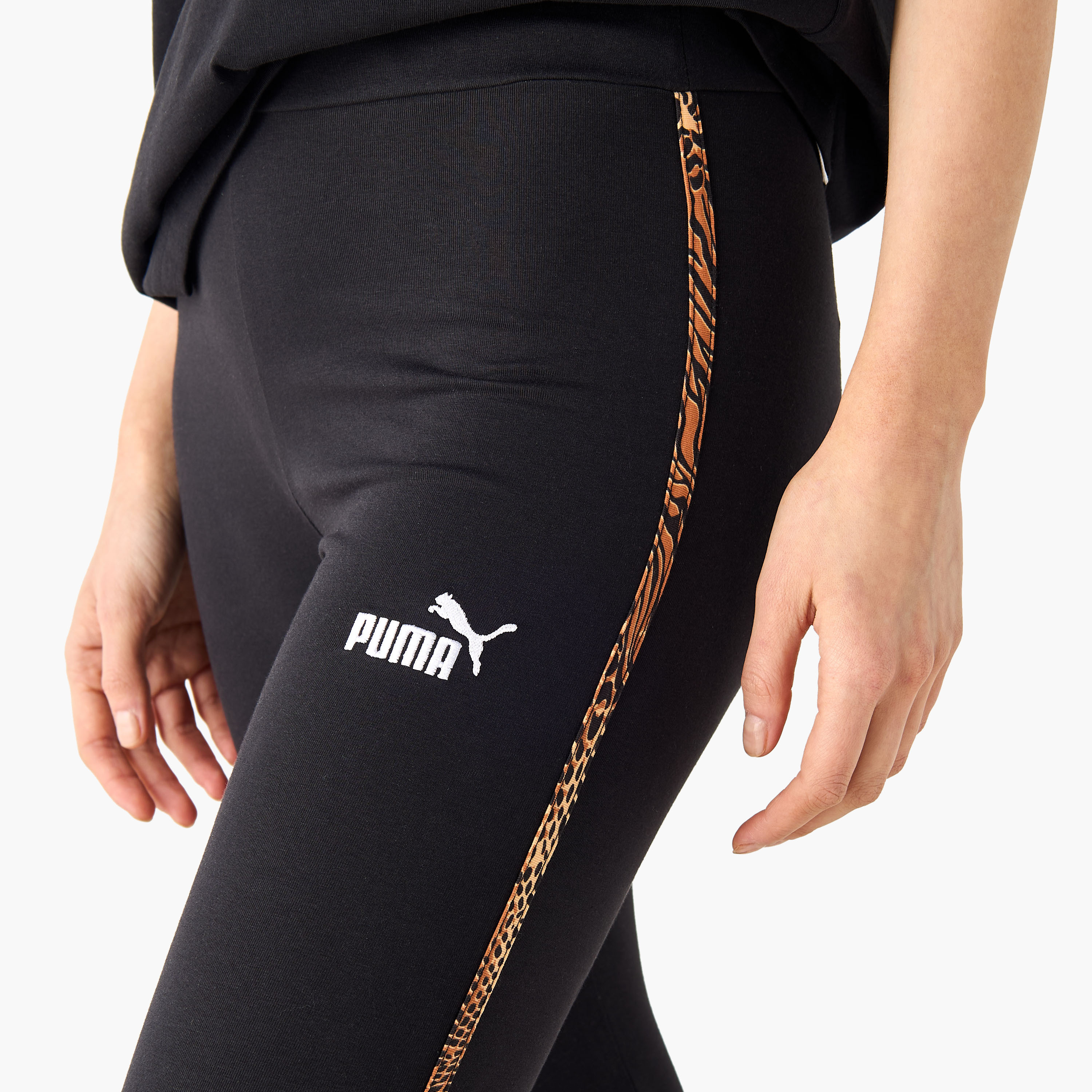 Puma Women's Essential Animal Graphic Leggings 688536 | OE-women-clothing-bottoms-leggings-image-3