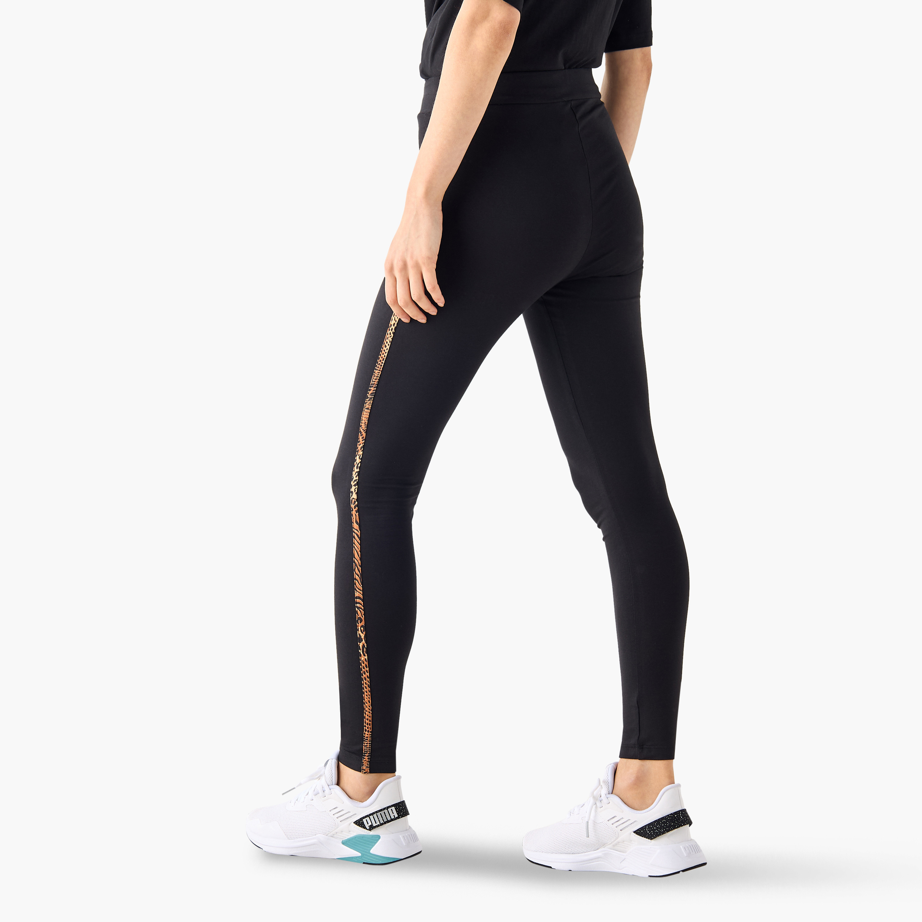 Puma Women's Essential Animal Graphic Leggings 688536 | OE-women-clothing-bottoms-leggings-image-4