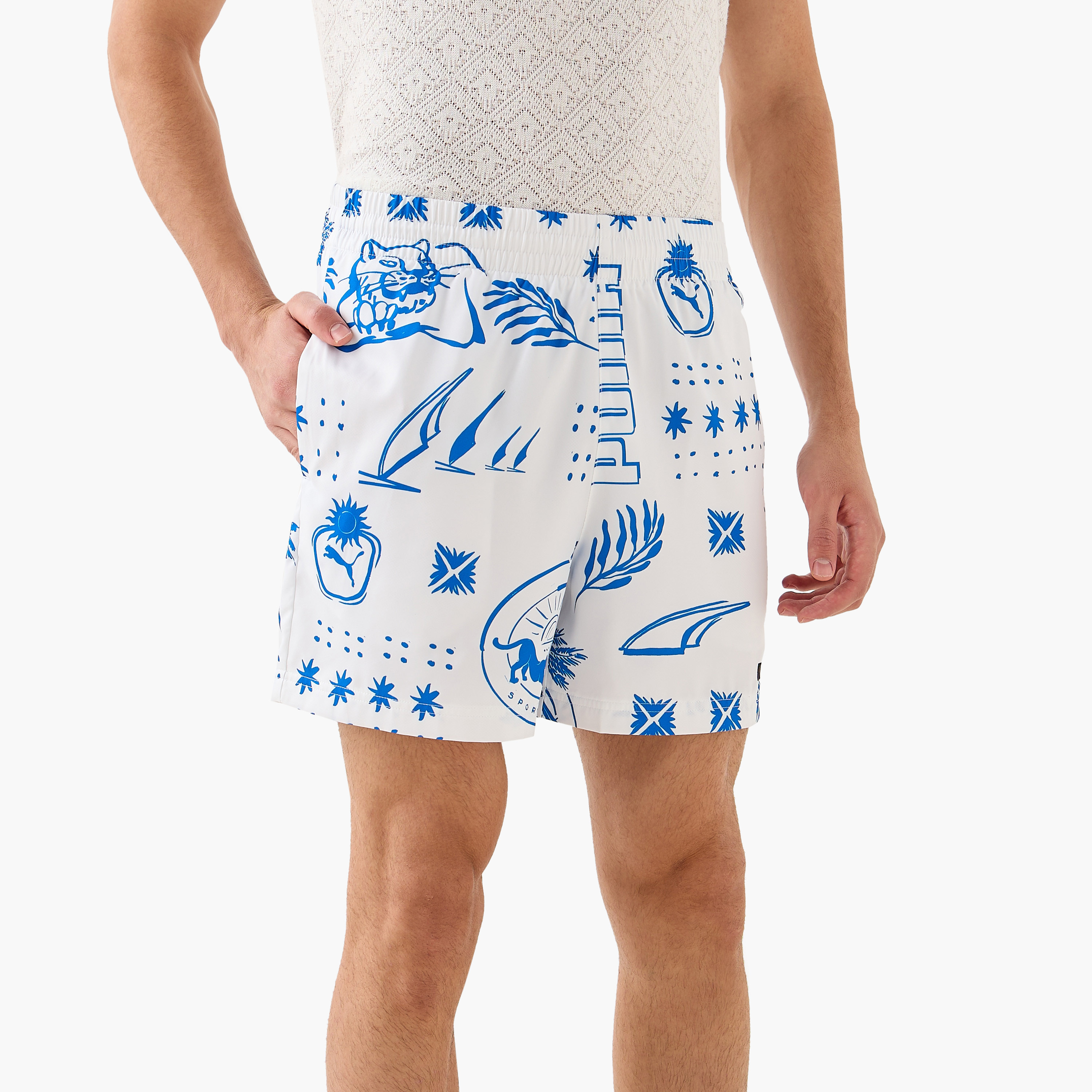 بوما - شورت بام ريسورت برنت - للرجال 688541 | OE-men-clothing-bottoms-shorts-image-1