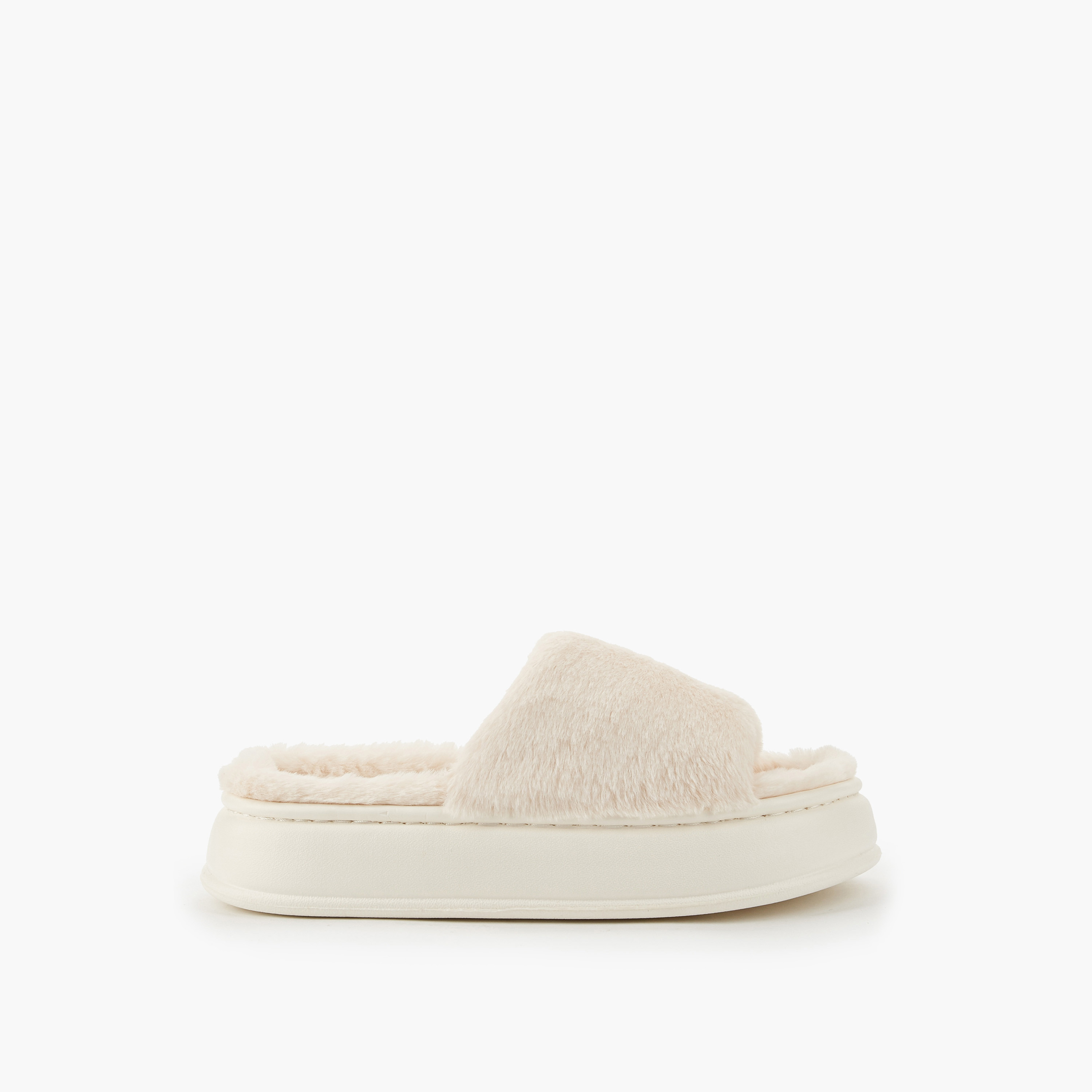 شبشب منزلي بمقدمة مفتوحة للنساء من لو كونفورت-women-shoes-bedroomslippers-image-2