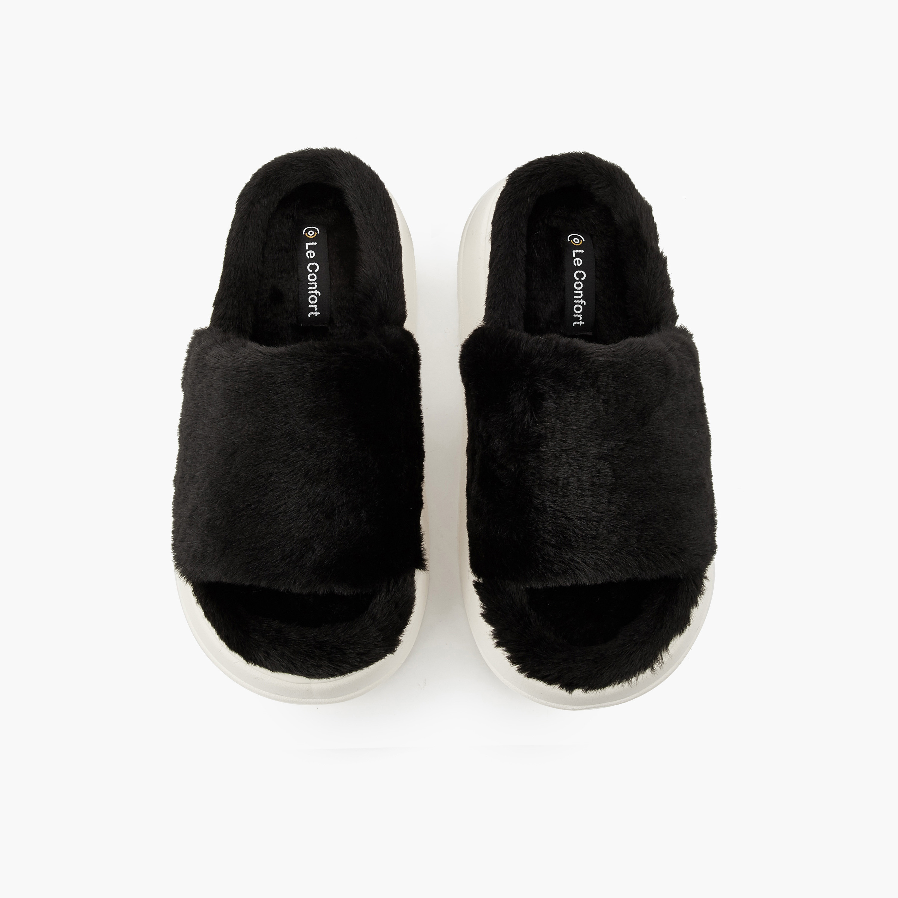 شبشب منزلي بمقدمة مفتوحة للنساء من لو كونفورت-women-shoes-bedroomslippers-image-1