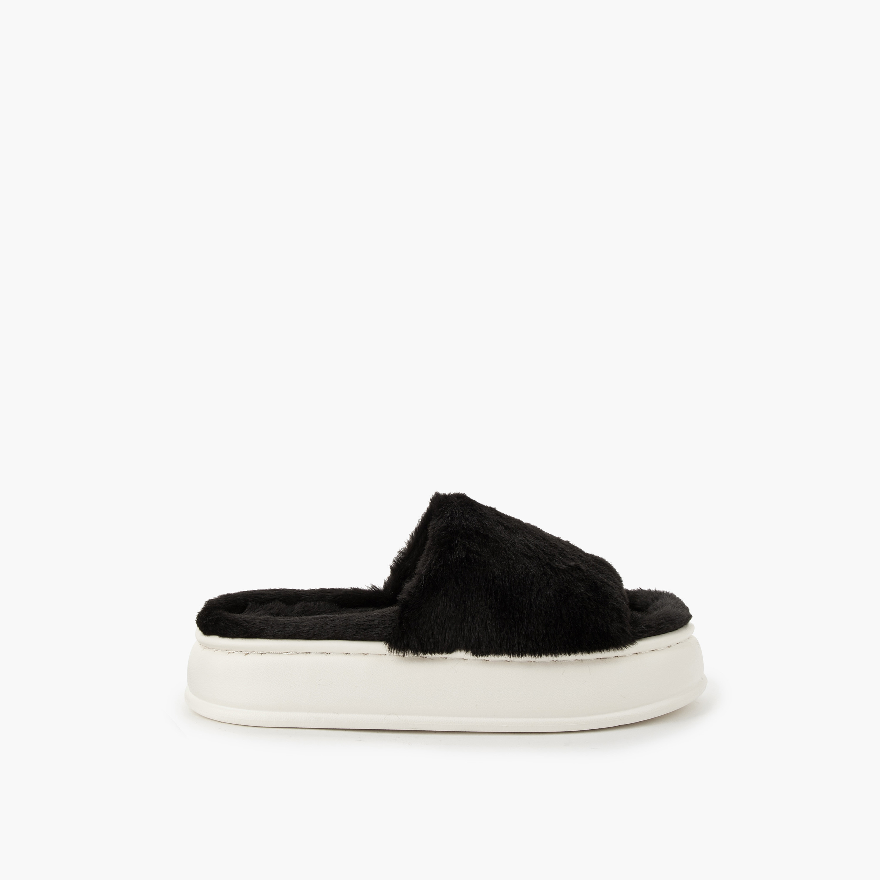 شبشب منزلي بمقدمة مفتوحة للنساء من لو كونفورت-women-shoes-bedroomslippers-image-2