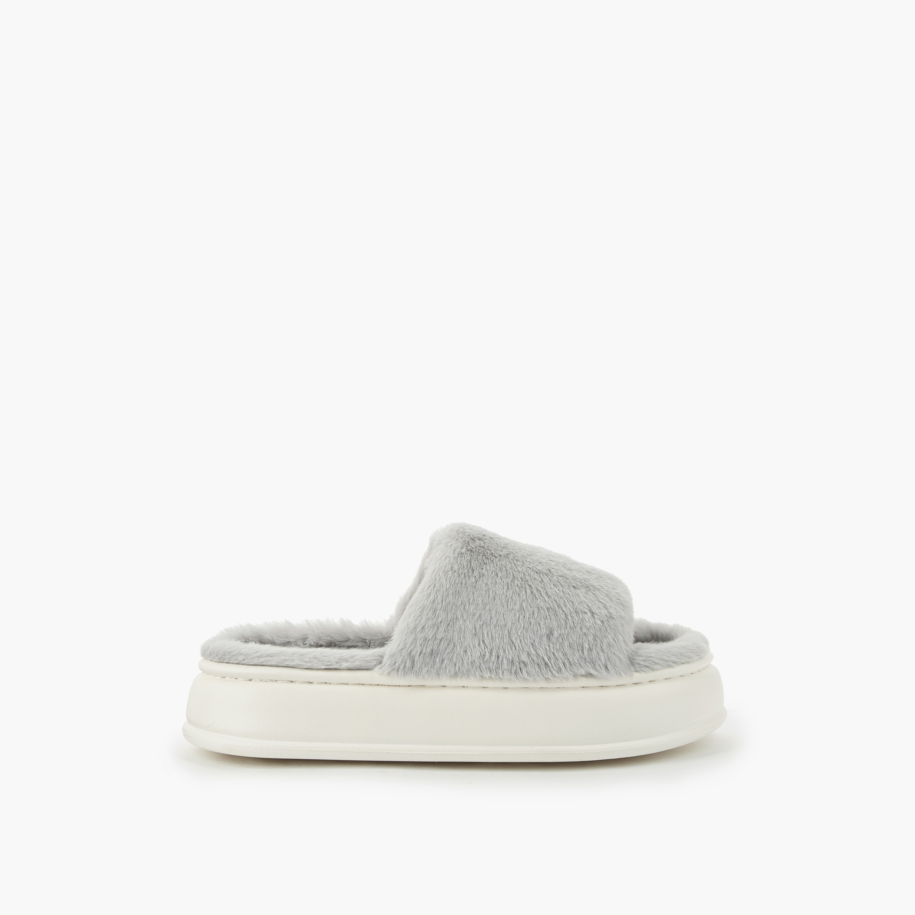 شبشب منزلي بمقدمة مفتوحة للنساء من لو كونفورت-women-shoes-bedroomslippers-image-2