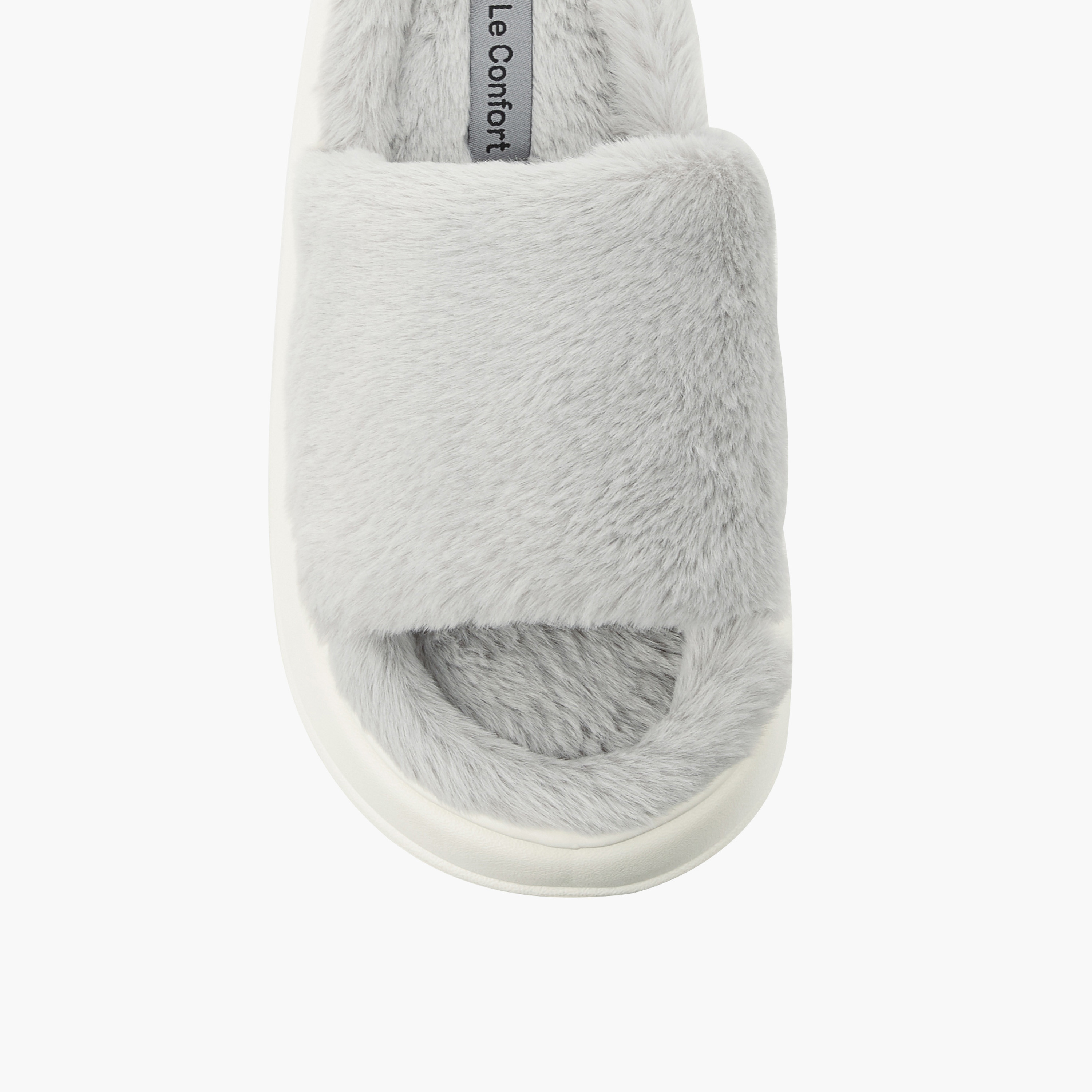 شبشب منزلي بمقدمة مفتوحة للنساء من لو كونفورت-women-shoes-bedroomslippers-image-4