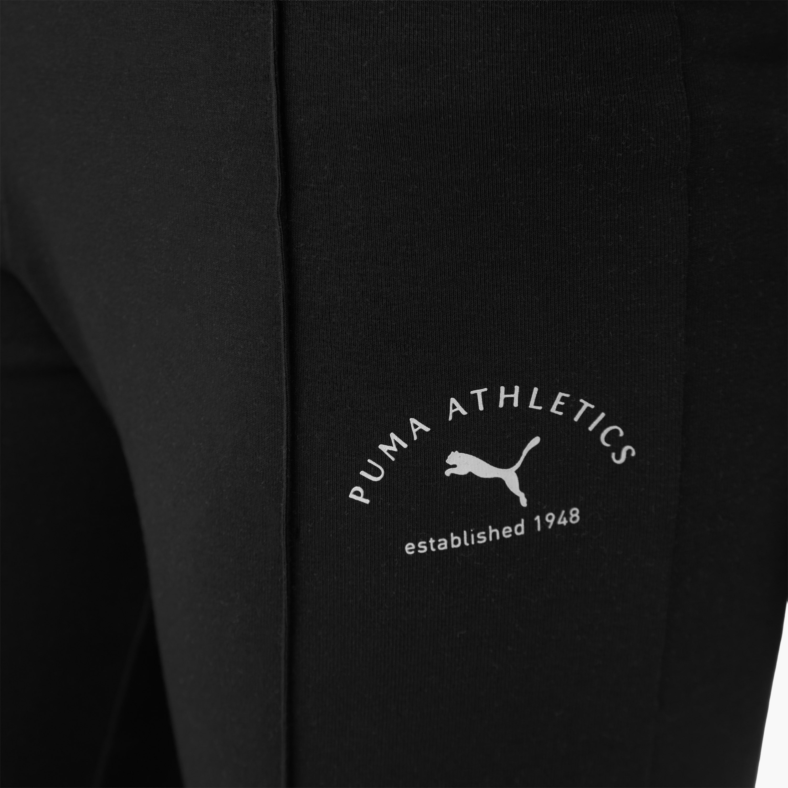 PUMA Girls Flared Leggings with Logo Print - Cotton - High Waist-girls-clothing-sportswear-bottoms-leggings-image-5