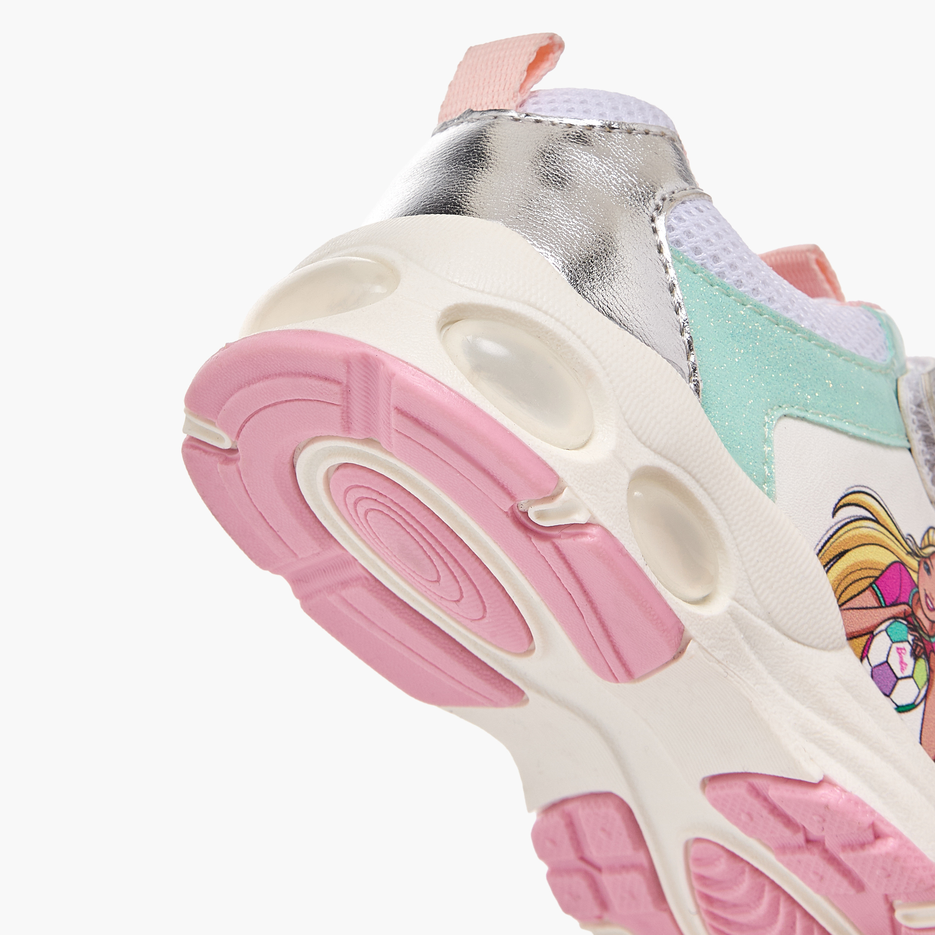 حذاء سنيكرز مضيء بشريط إغلاق لاصق للبنات من باربي-girls-shoes-sneakers-image-8