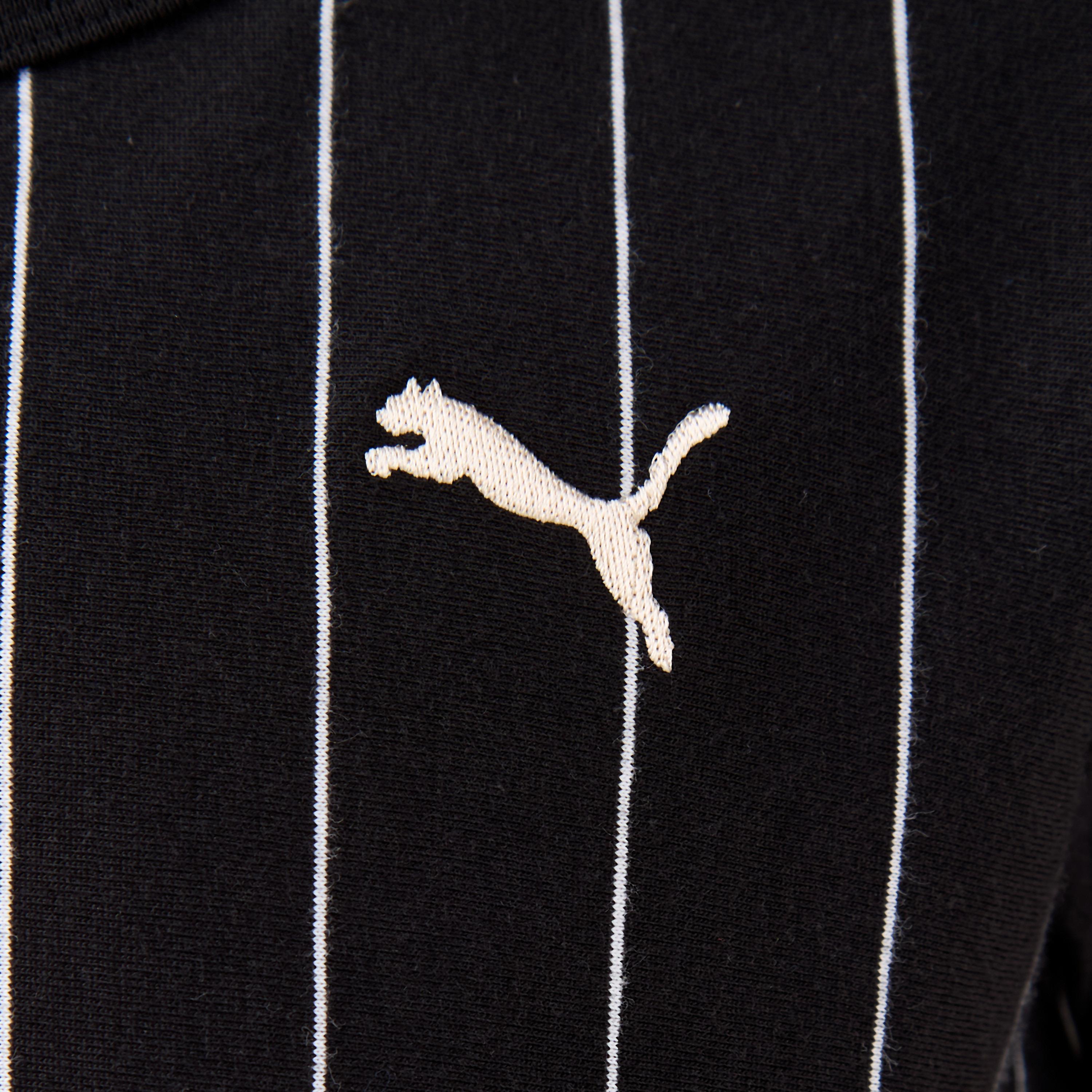 تيشيرت  قطن مخطط بياقة ضيقة وأكمام قصيرة للأولاد من بوما-boys-clothing-sportswear-tops-image-1