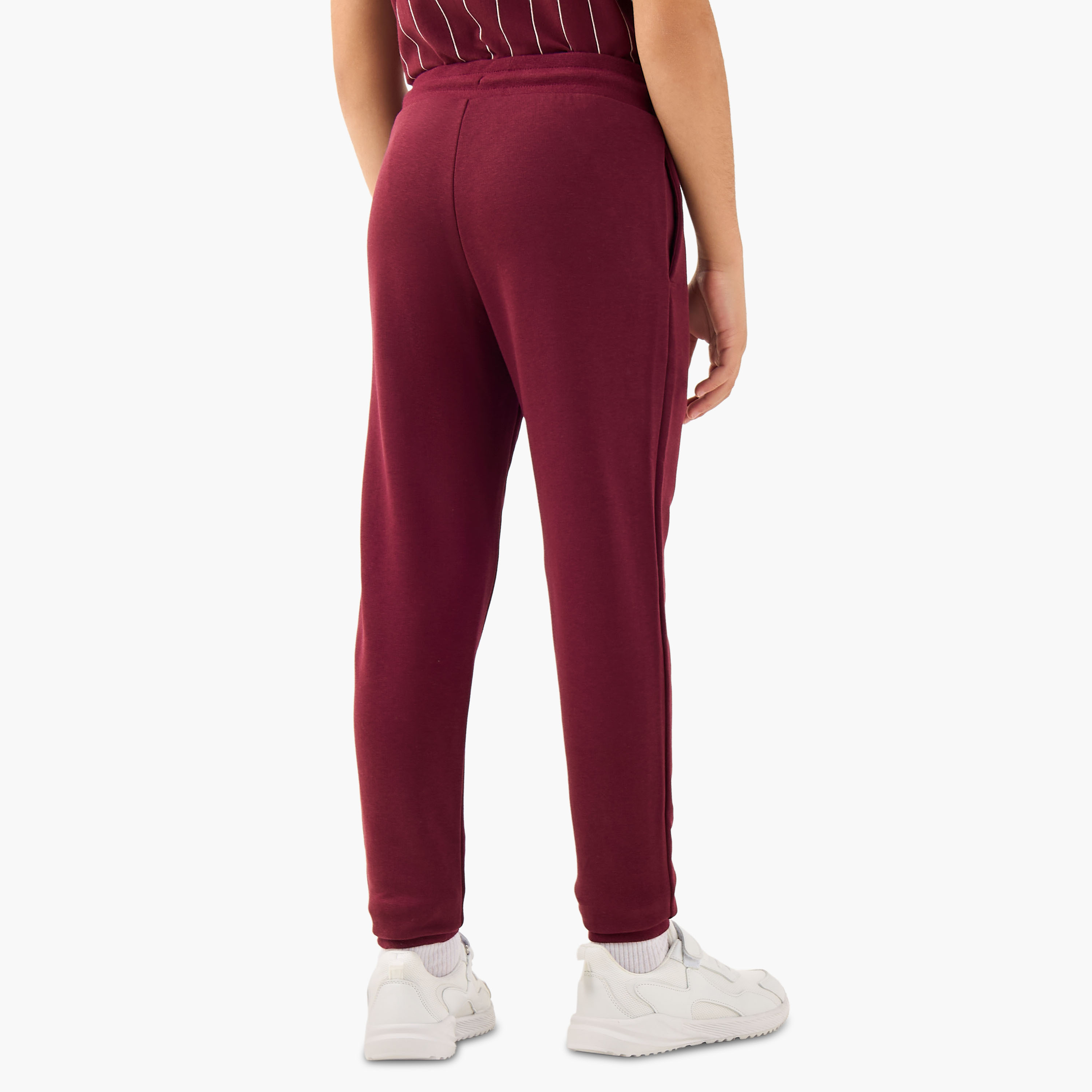 PUMA Boys Joggers with Logo Embroidery - Cotton - Drawstring Waist-boys-clothing-bottoms-joggersandtrackpants-image-3