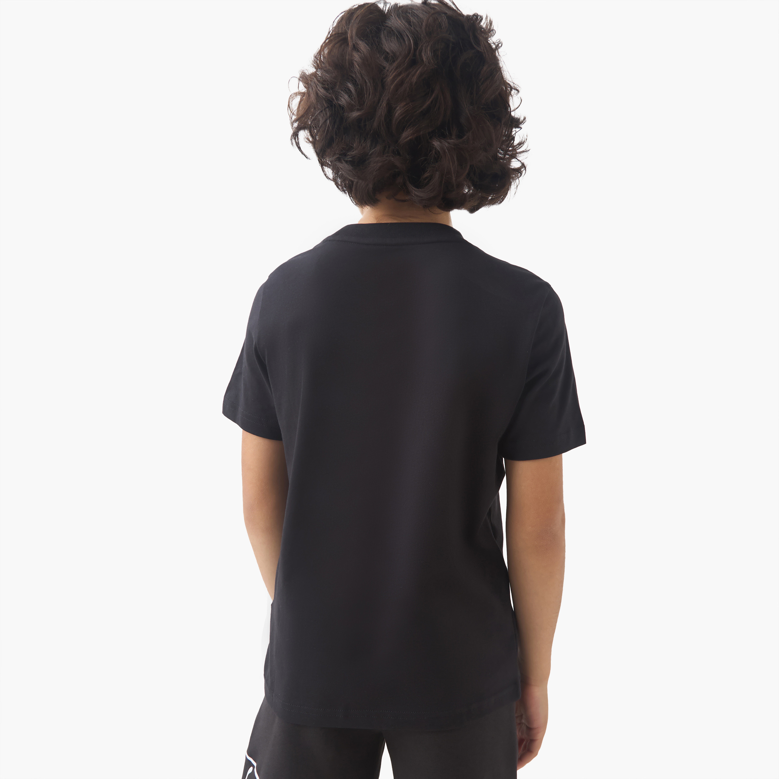 تيشيرت قطن بياقة ضيقة وأكمام قصيرة وطبعات شعار للأولاد من بوما-boys-clothing-sportswear-tops-image-3