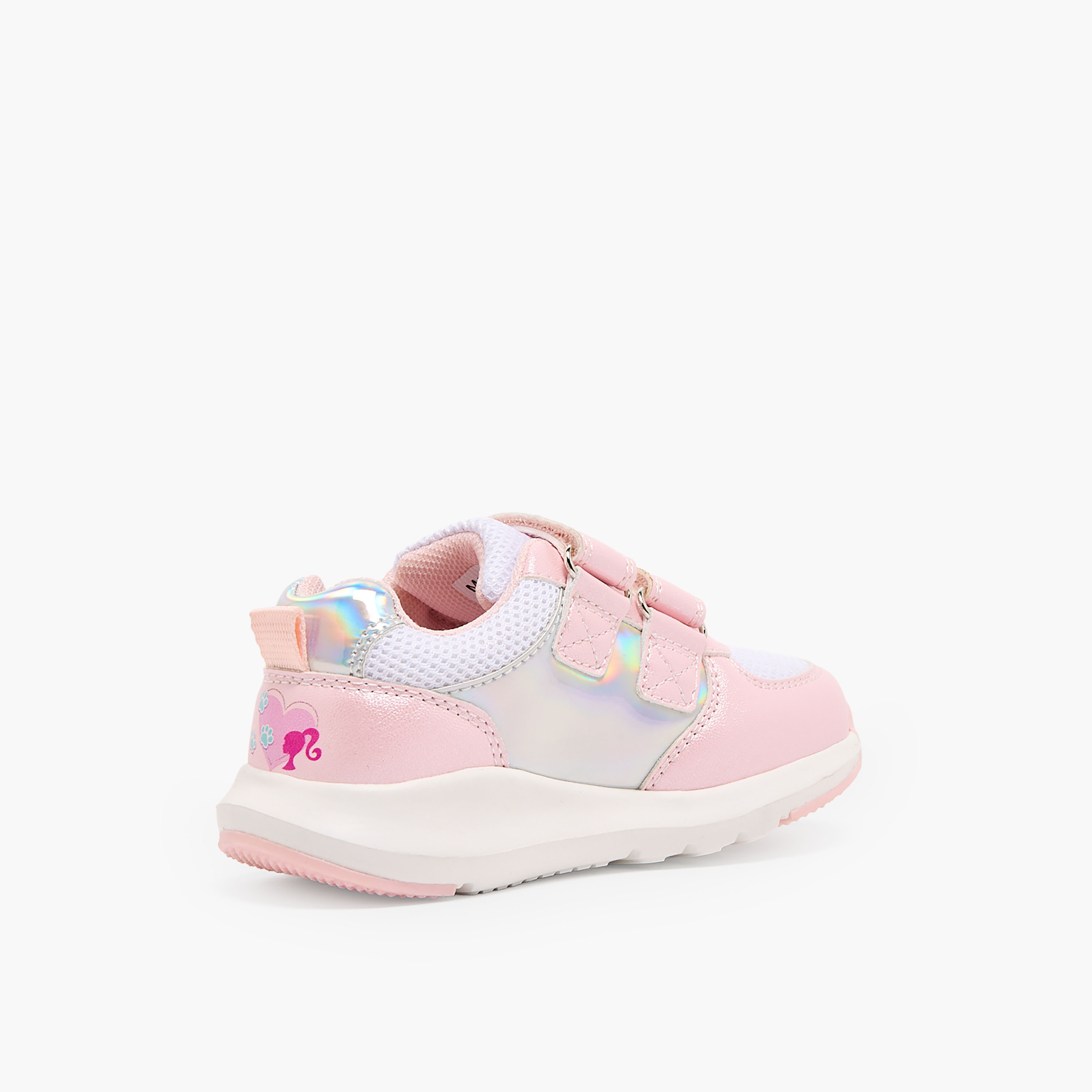 Barbie Girls Hook & Loop Ankle Sneakers-girls-shoes-sneakers-image-4