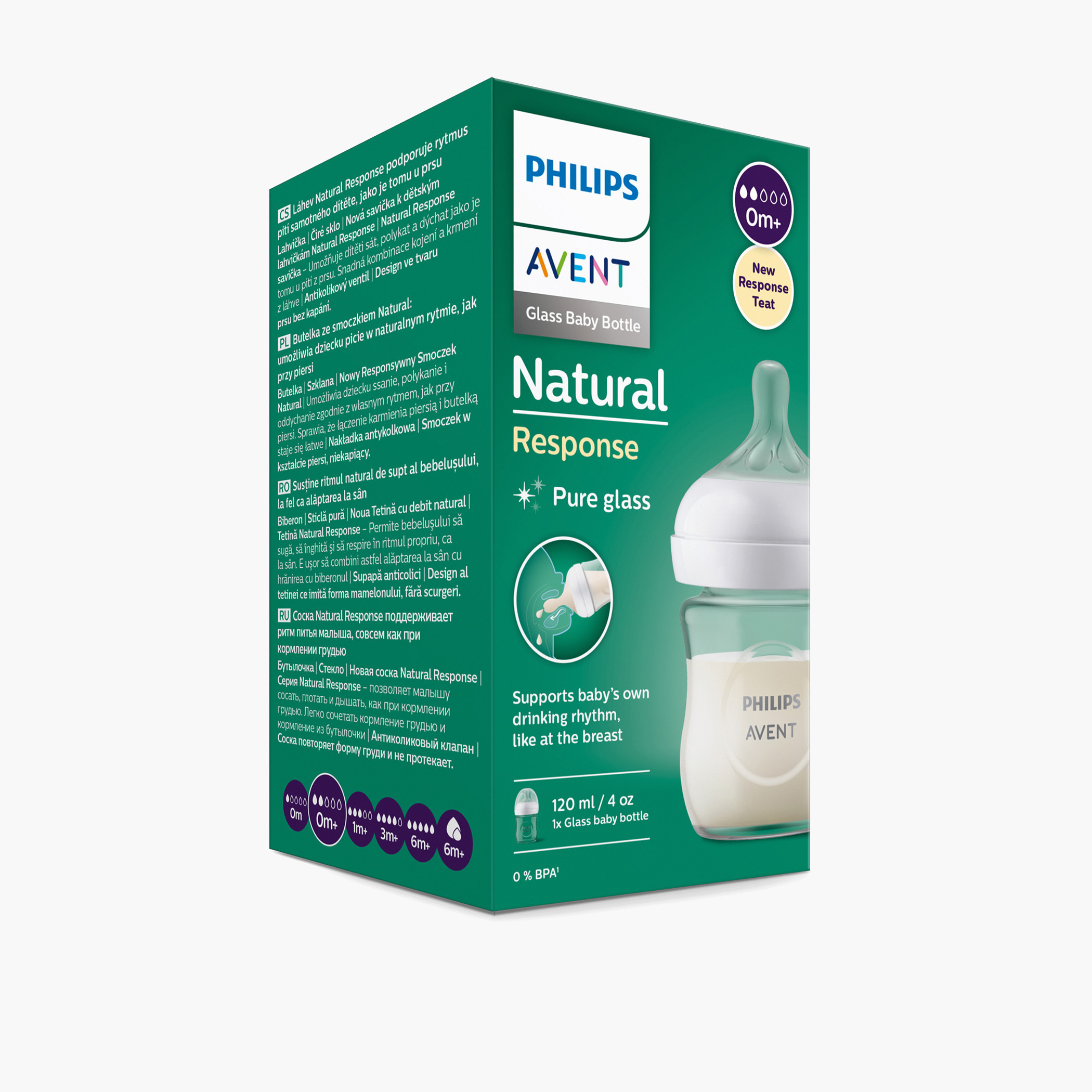 Philips Avent Natural 120 ml Feeding Bottle - Set of 2-baby-feeding-feedingbottles-bottlesandteats-image-3