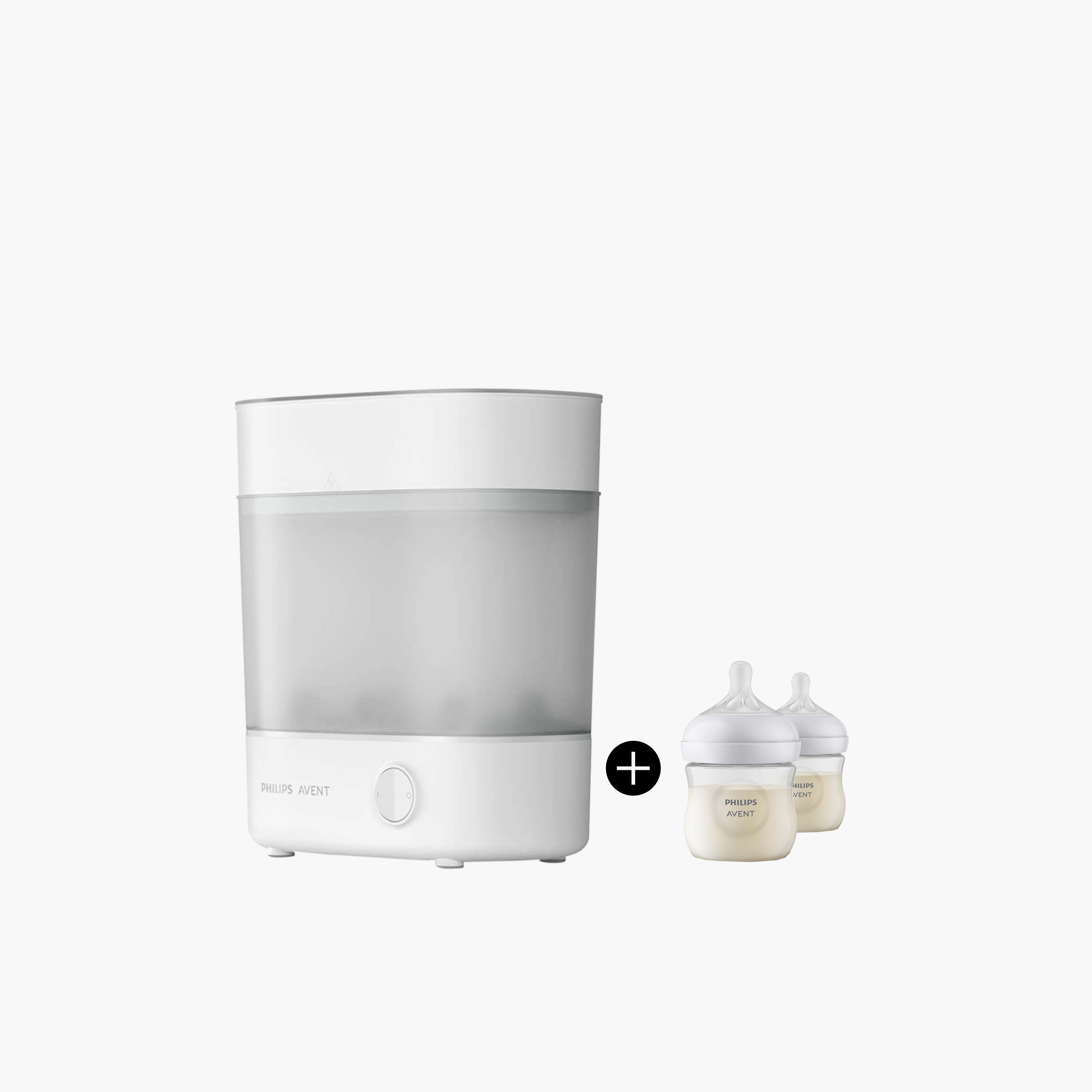 Philips Avent Natural 3.0 Feeding Bottle and 2-in-1 Electric Sterilizer-baby-feeding-sterilizersandwarmers-image-1