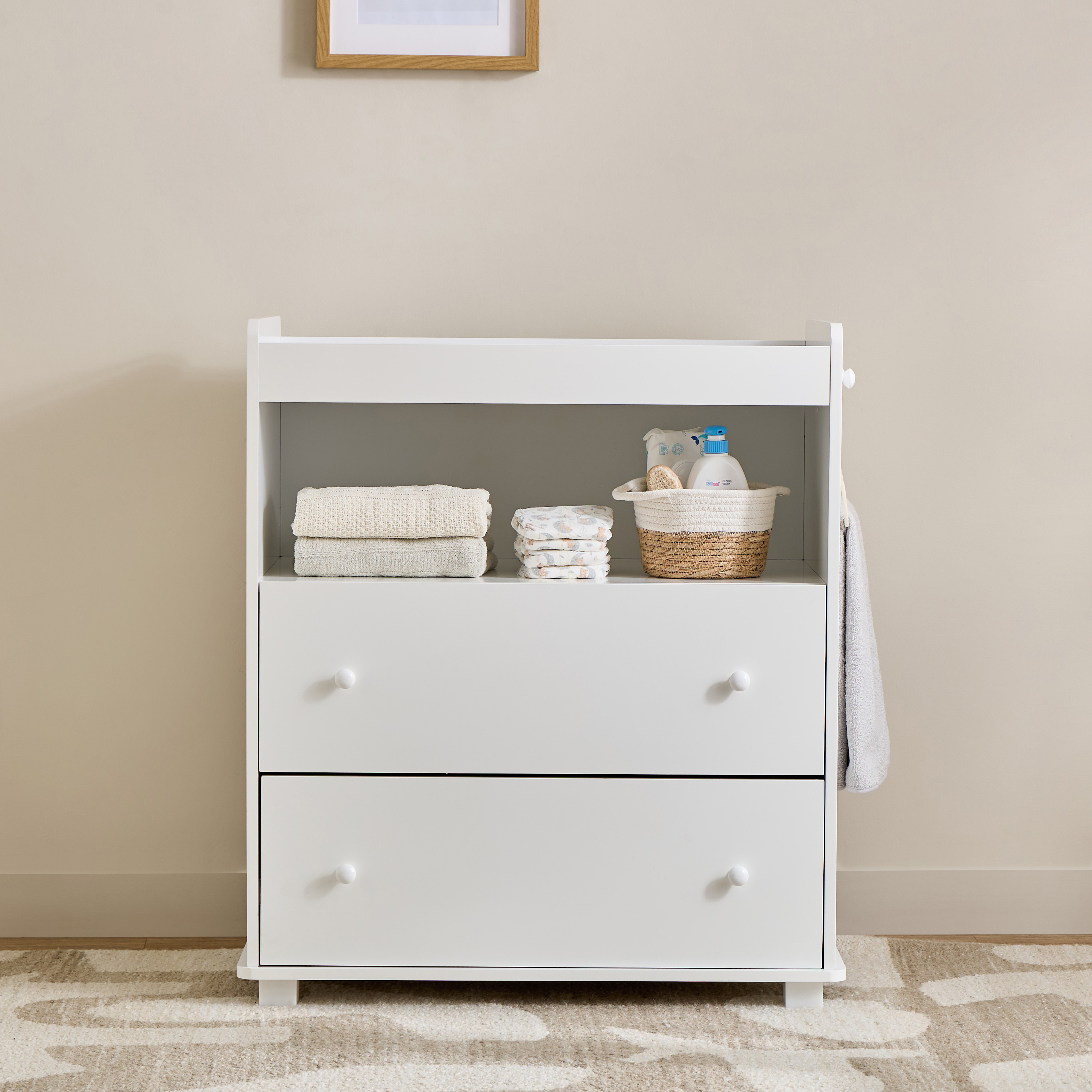 سرير أطفال كارتر مع خزانة أدراج وعلاقات من جونيورز - مجموعة أثاث للأطفال-baby-nursery-furniture-cribsandbeds-babycribs-image-8