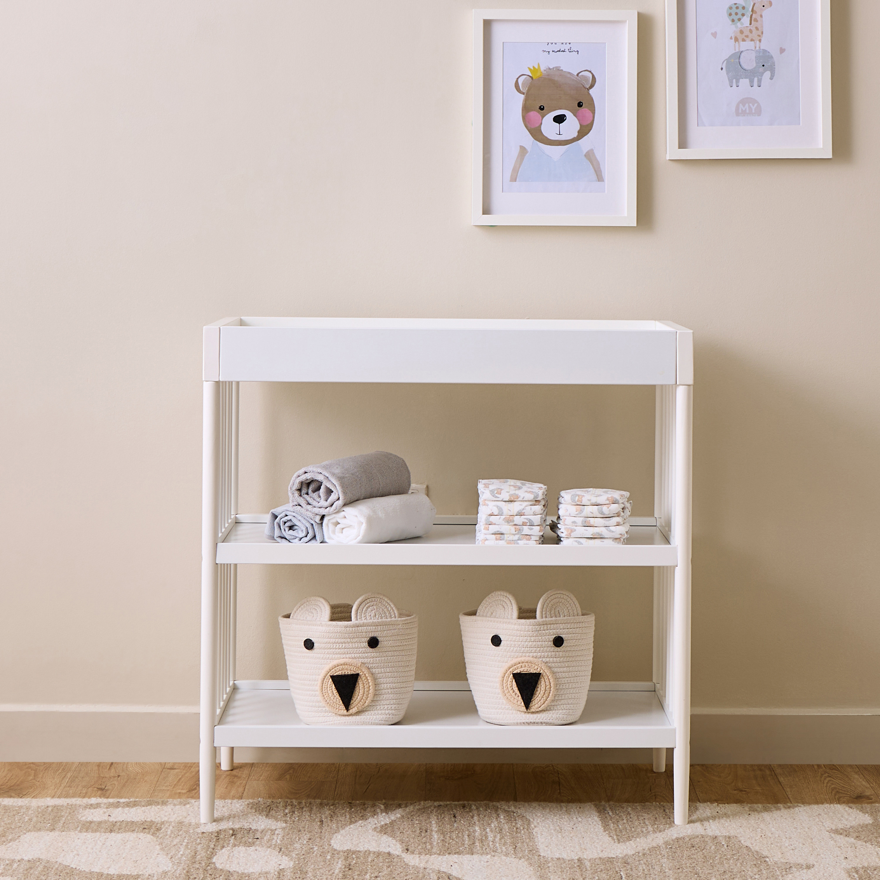 Juniors Capri Wooden Crib with Darcy Changing Table and Universal Wardrobe - Baby Furniture Set-baby-nursery-furniture-cribsandbeds-babycribs-image-13