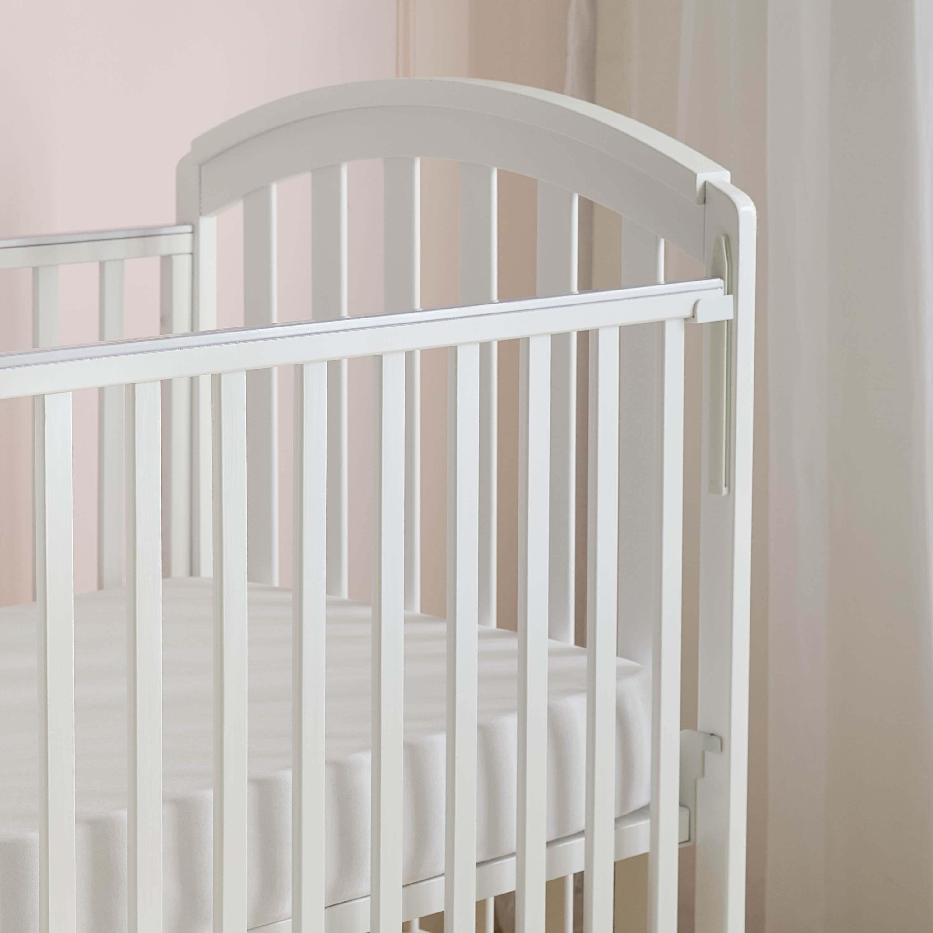 Juniors Capri Wooden Crib with Darcy Changing Table and Universal Wardrobe - Baby Furniture Set-baby-nursery-furniture-cribsandbeds-babycribs-image-3
