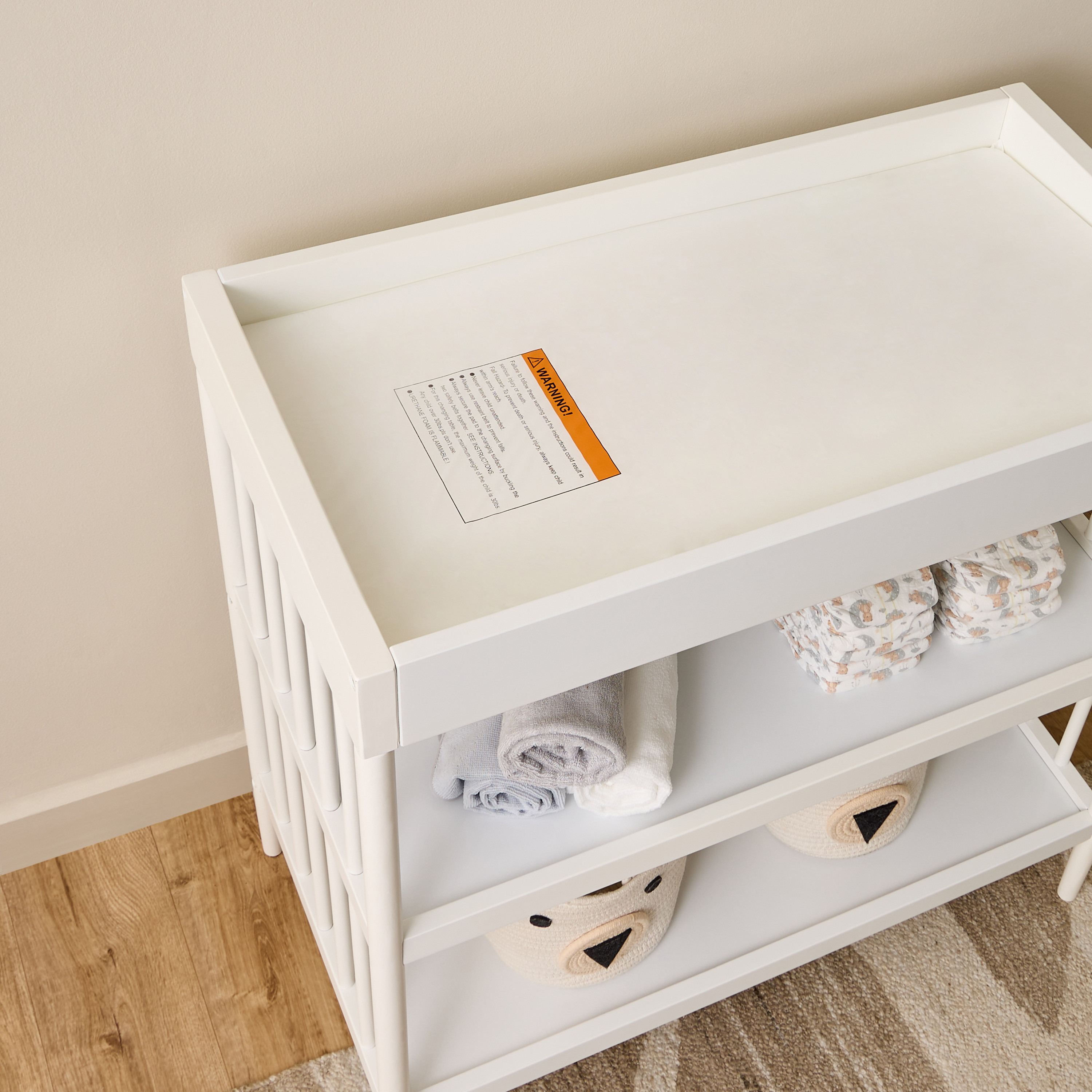 Juniors Magaret Wooden Crib with Darcy Changing Table and Universal Wardrobe - Baby Furniture Set-baby-nursery-furniture-cribsandbeds-babycribs-image-14