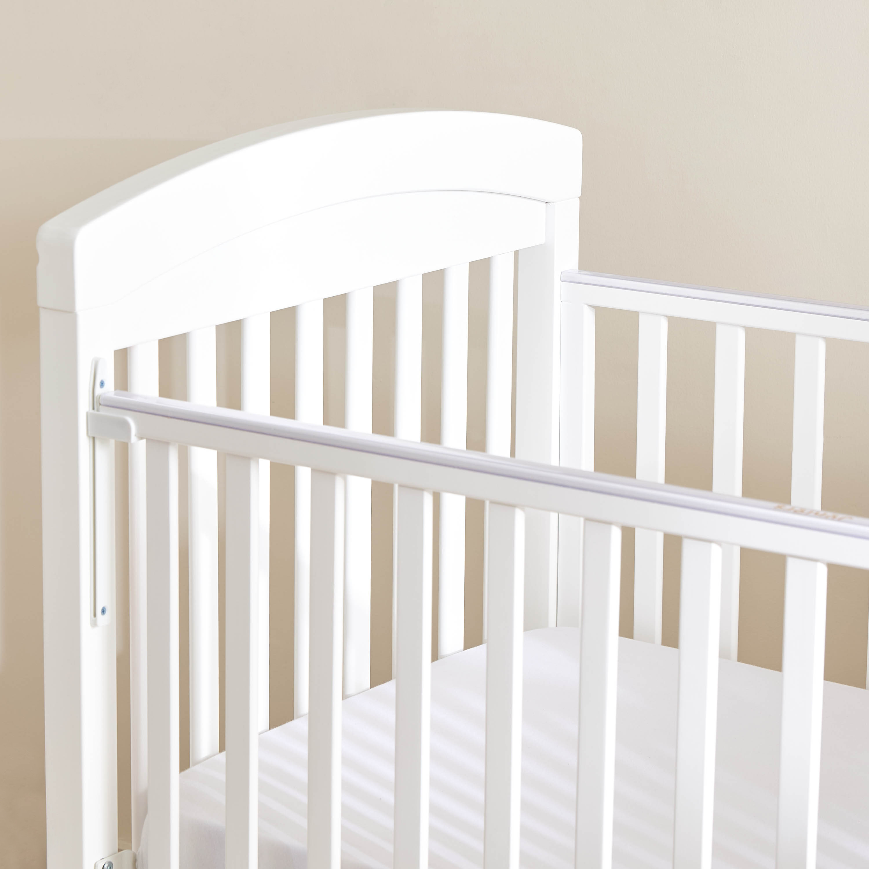 Juniors Magaret Wooden Crib with Darcy Changing Table and Universal Wardrobe - Baby Furniture Set-baby-nursery-furniture-cribsandbeds-babycribs-image-4
