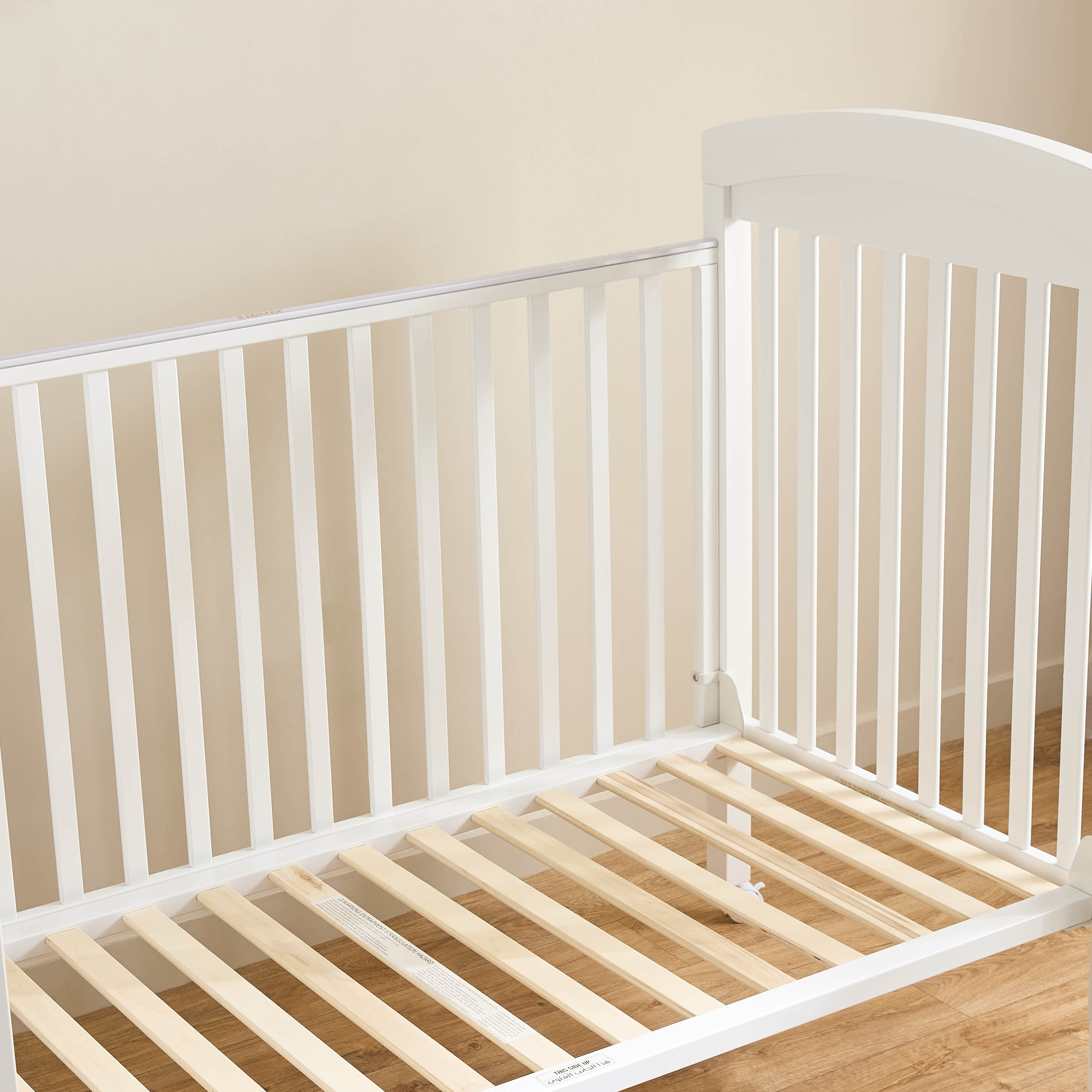 Juniors Magaret Wooden Crib with Darcy Changing Table and Universal Wardrobe - Baby Furniture Set-baby-nursery-furniture-cribsandbeds-babycribs-image-6