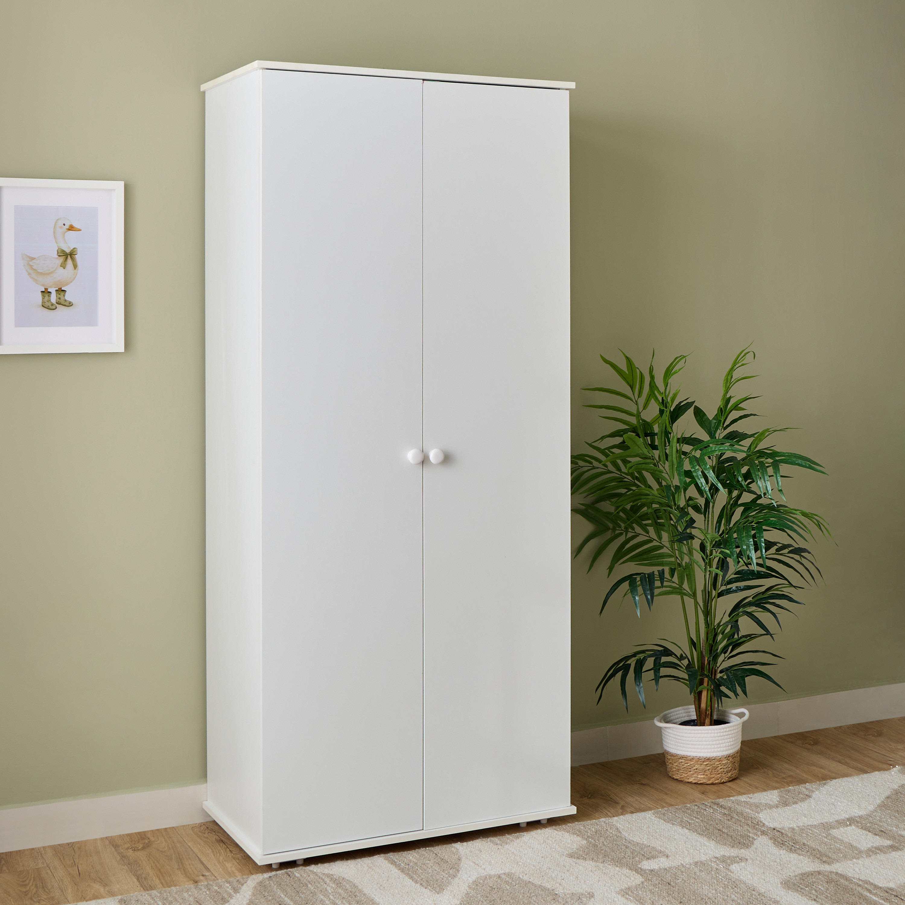 Juniors Magaret Wooden Crib with Darcy Changing Table and Universal Wardrobe - Baby Furniture Set-baby-nursery-furniture-cribsandbeds-babycribs-image-7