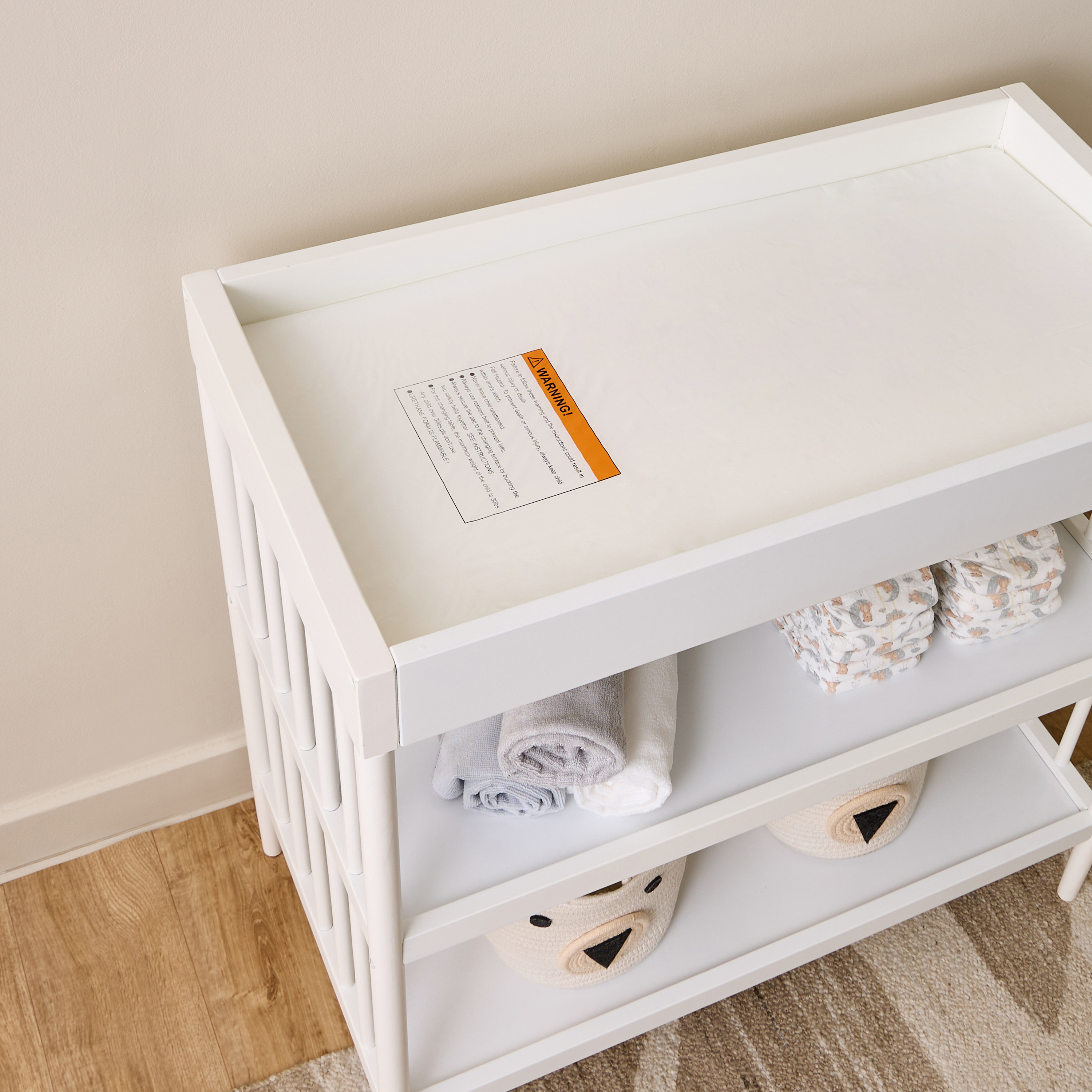 Juniors Charlotte Portable Crib with Darcy Changing Table and Universal Wardrobe -Baby Furniture Set-baby-nursery-furniture-cribsandbeds-babycribs-image-14