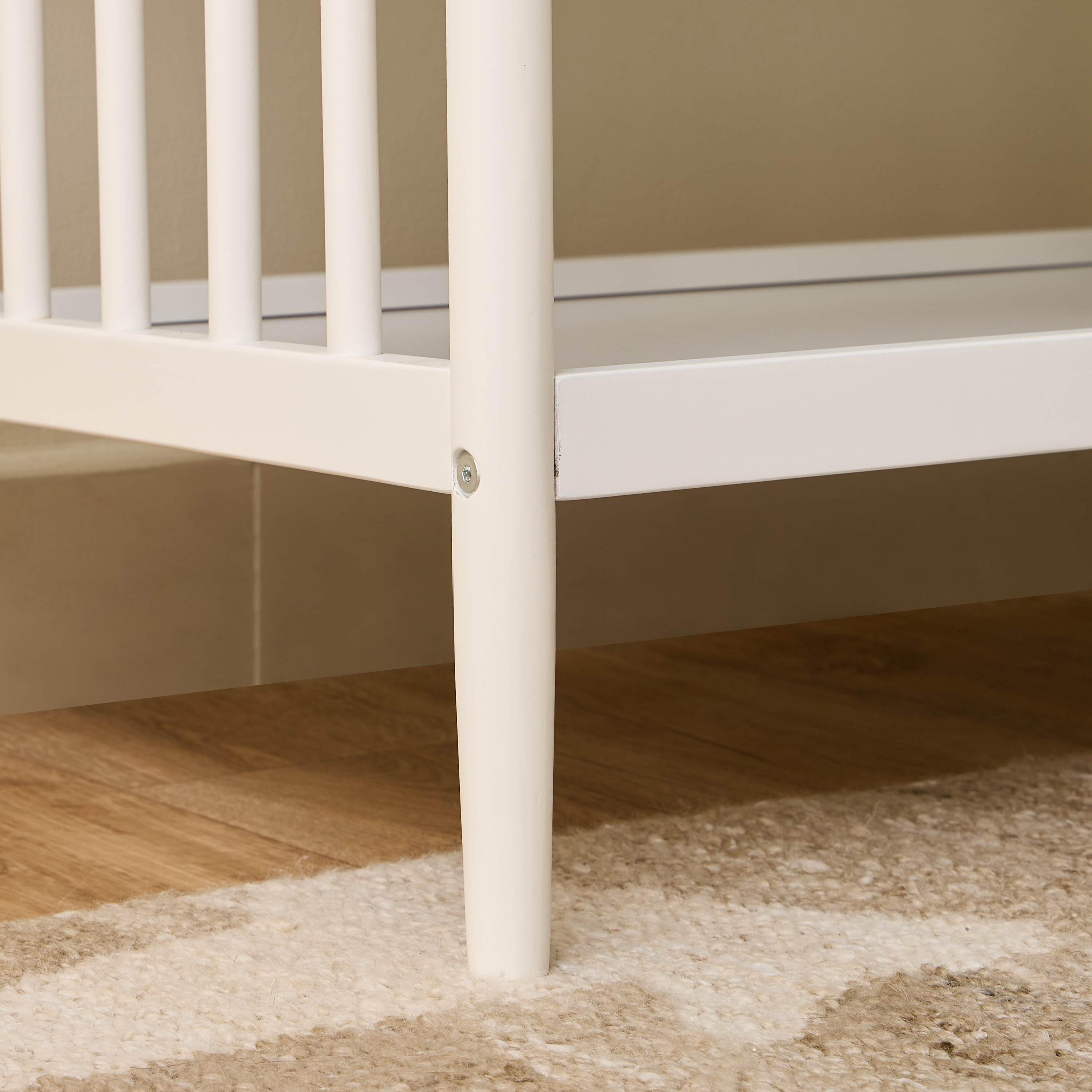 Juniors Henry Wooden Crib with Darcy Changing Table and Solid Universal Wardrobe -Baby Furniture Set-baby-nursery-furniture-cribsandbeds-babycribs-image-15