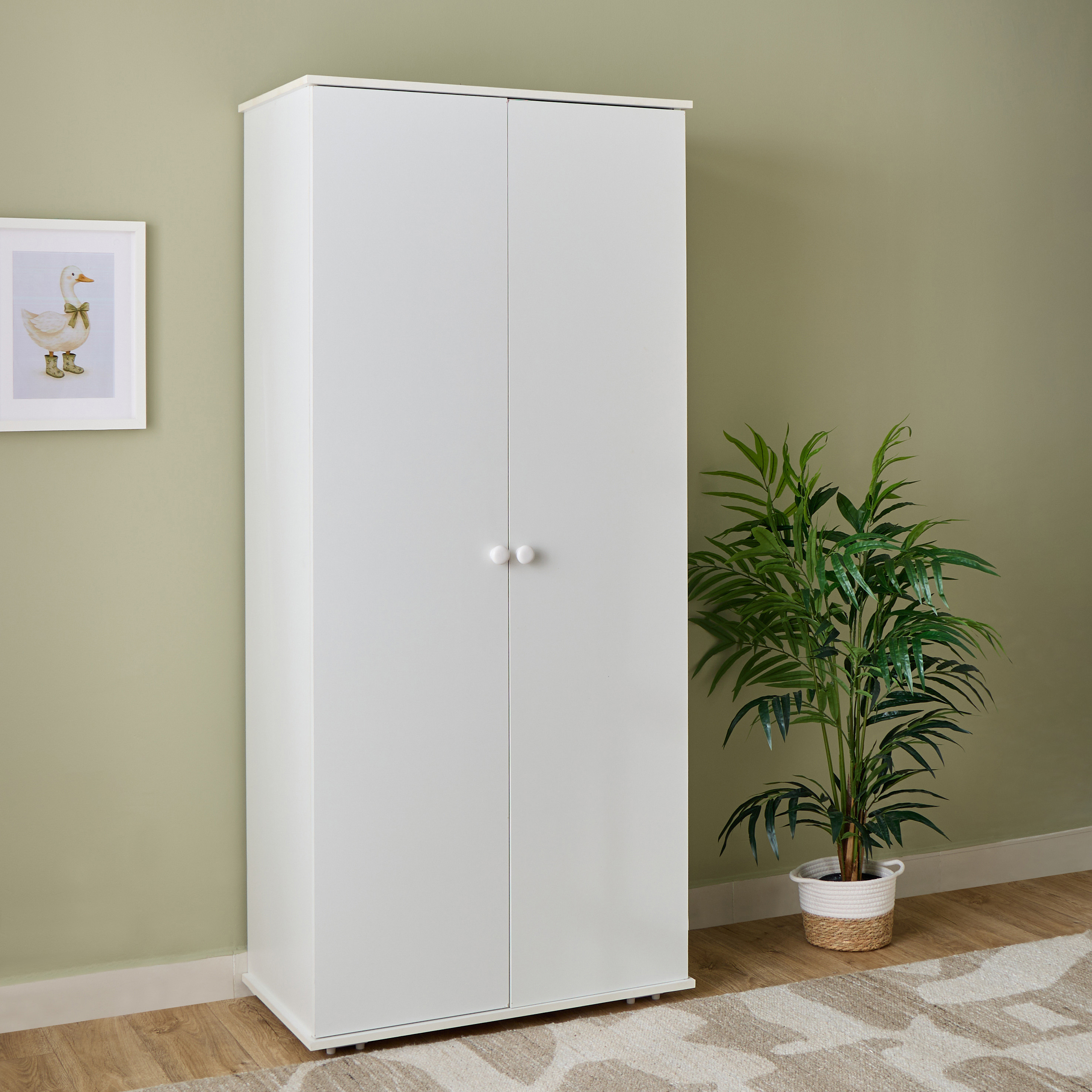 Juniors Henry Wooden Crib with Darcy Changing Table and Solid Universal Wardrobe -Baby Furniture Set-baby-nursery-furniture-cribsandbeds-babycribs-image-7