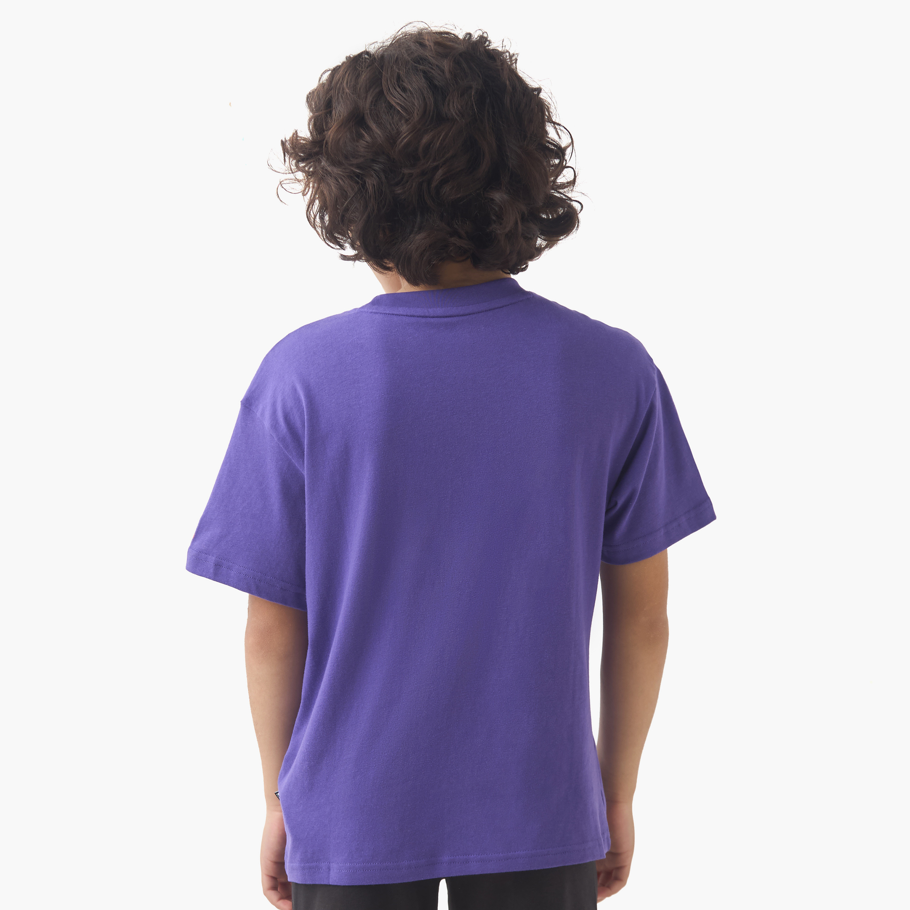 PUMA Boys' Crew Neck T-shirt with Graphic Print - Cotton - Short Sleeves-sports-boys-clothing-tops-image-3