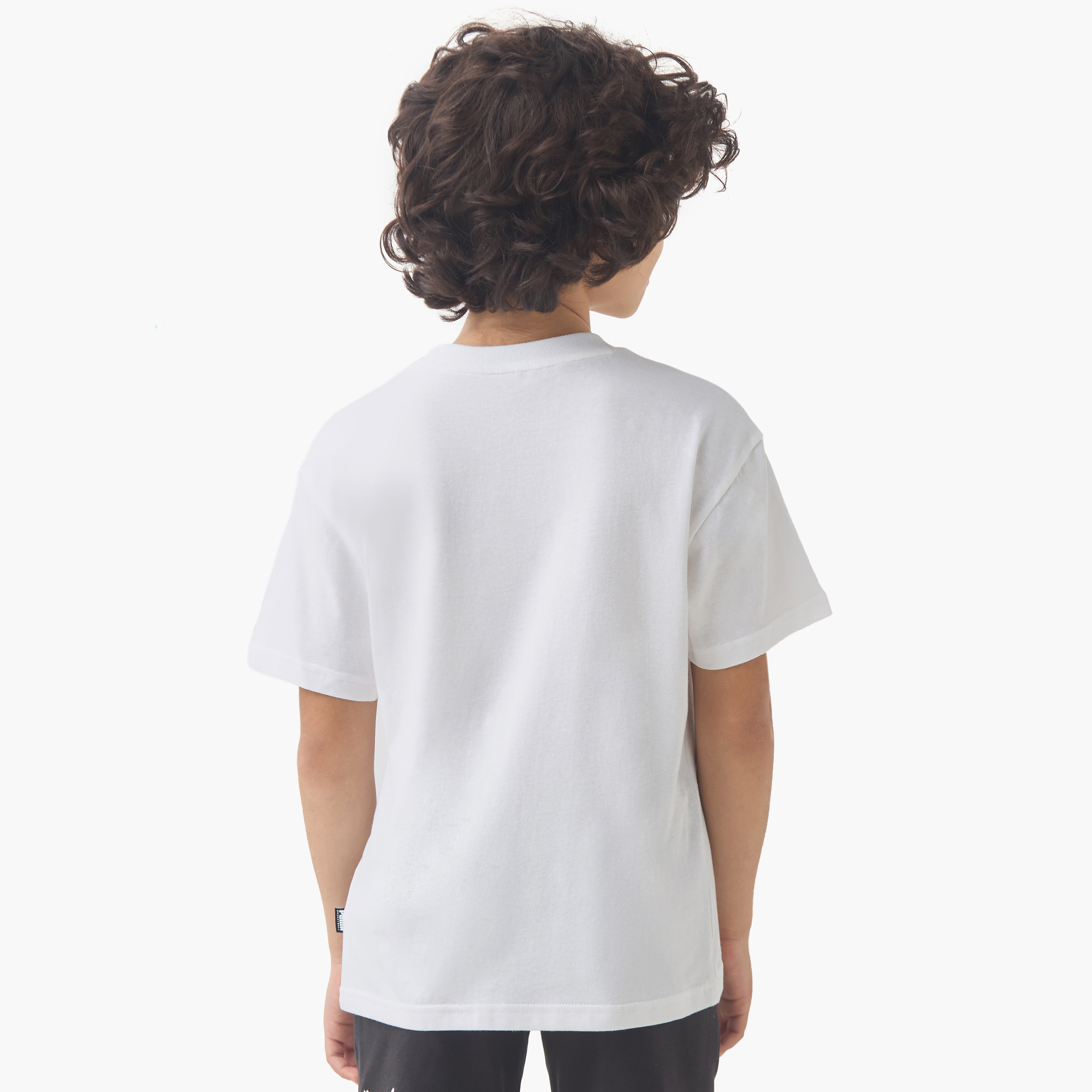 PUMA Boys Crew Neck T-shirt with Graphic Print - Cotton - Short Sleeve-boys-clothing-sportswear-tops-image-3