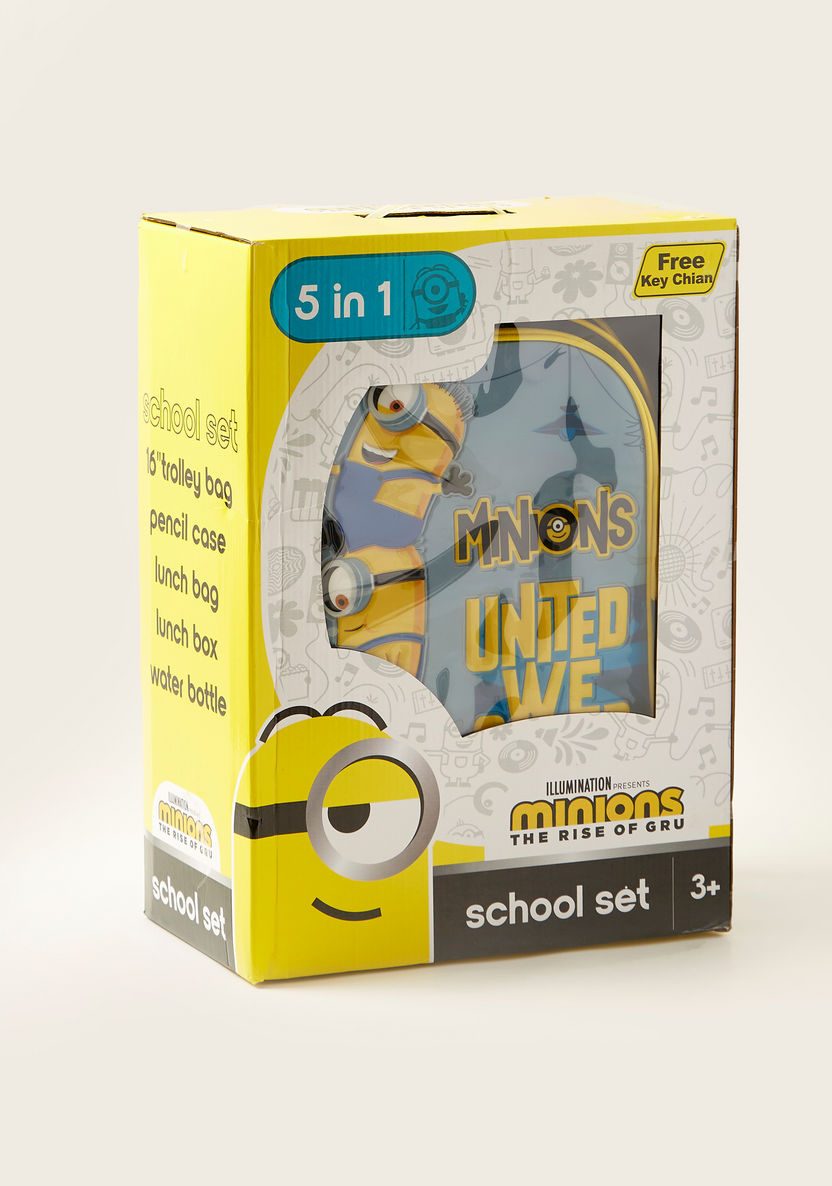 Minion Print 5-in-1 School Set-School Sets-image-10