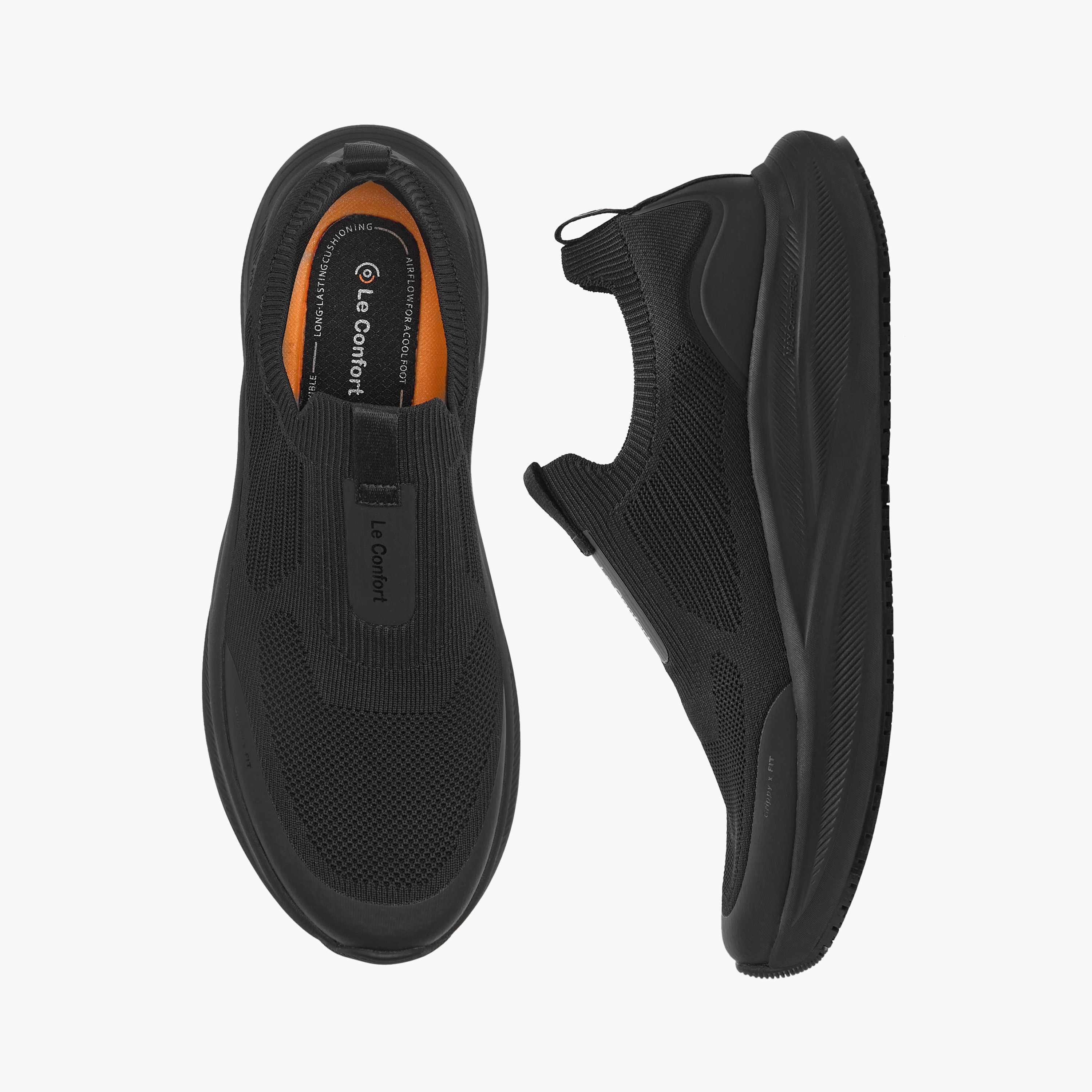 Le Confort Logo Detail Slip-On Comfort Sneakers-men-shoes-sneakers-image-1