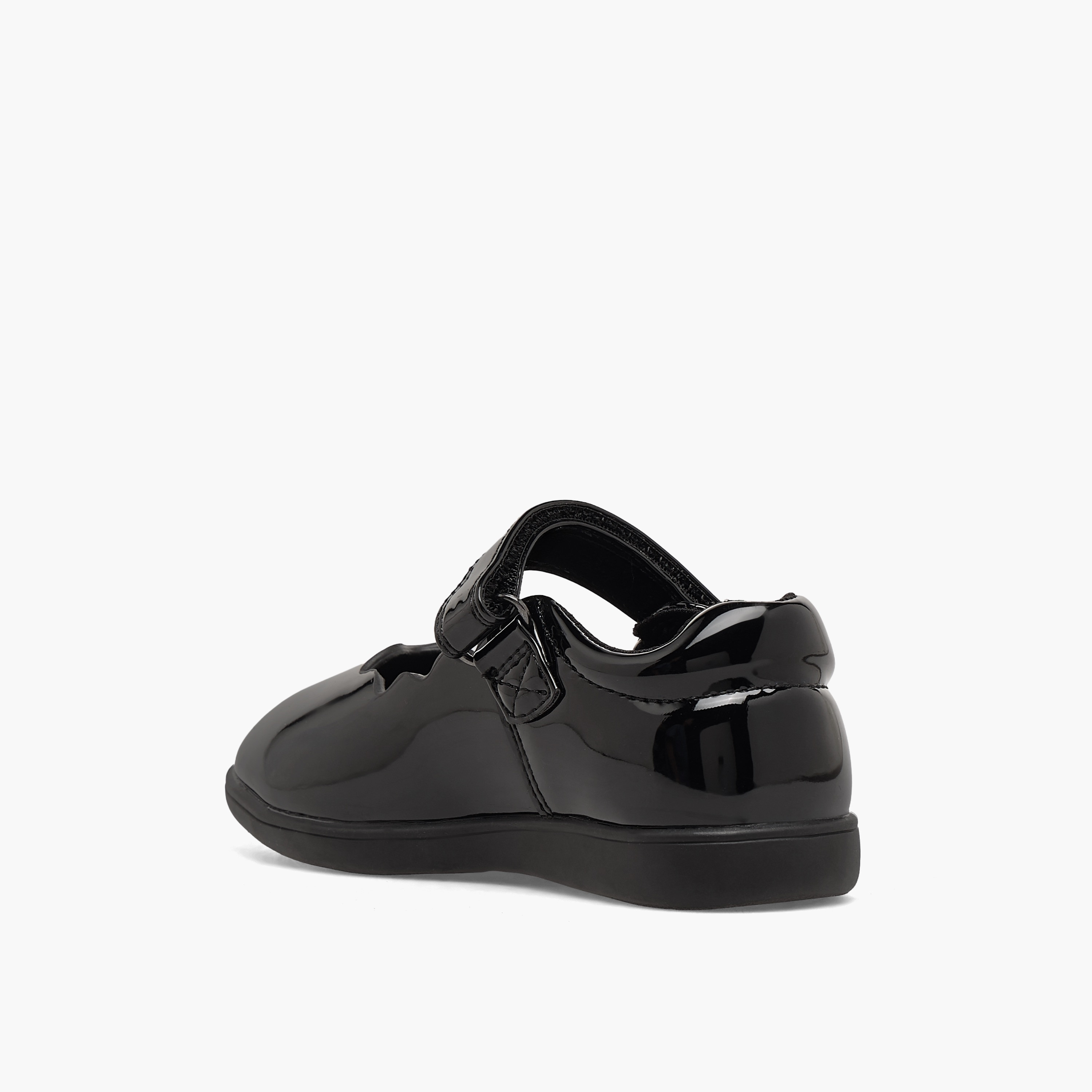 Juniors Girls Hook & Loop School Shoes-girls-shoes-schoolshoes-image-5