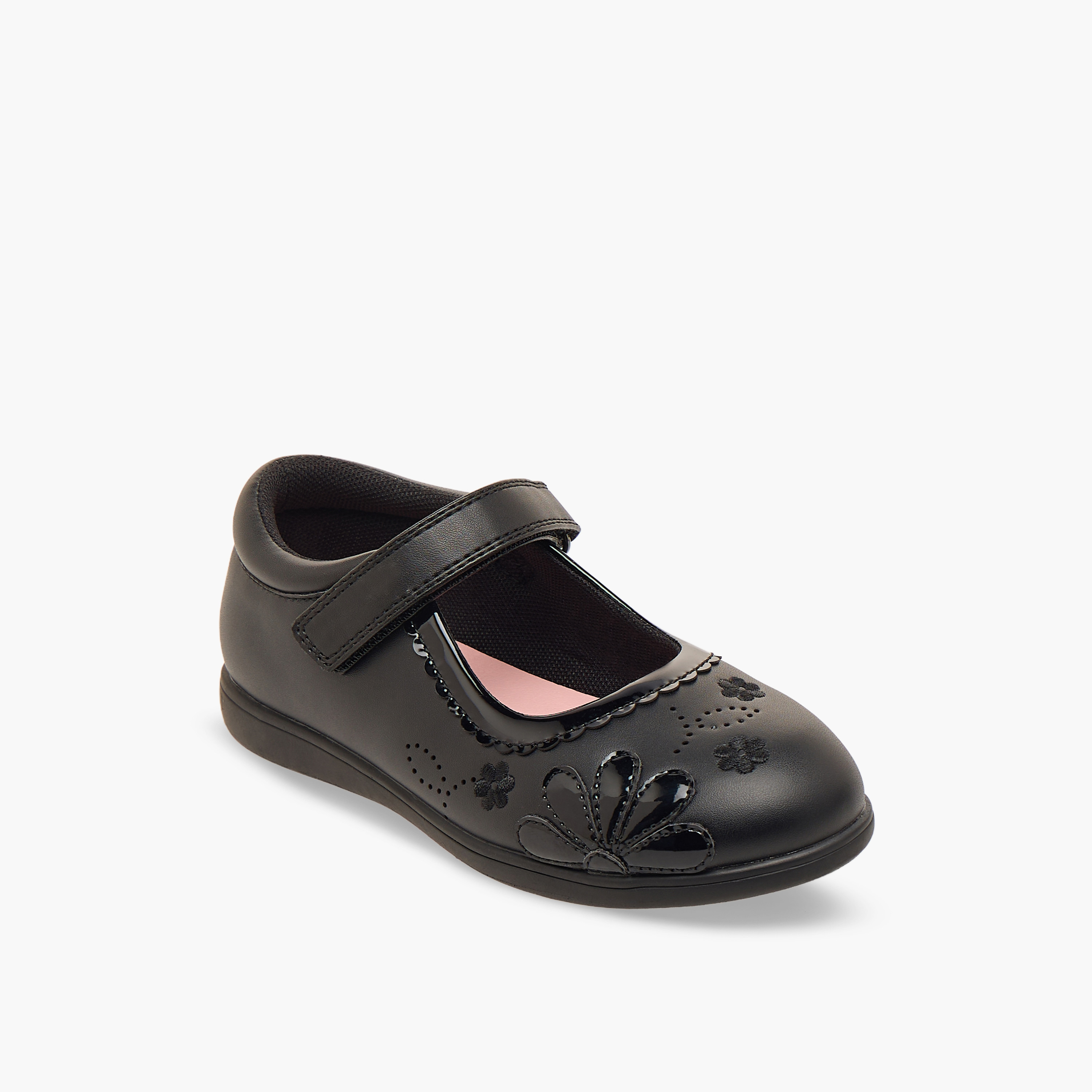حذاء مدرسي بشريط إغلاق لاصق للبنات من جونيورز-girls-shoes-schoolshoes-image-2