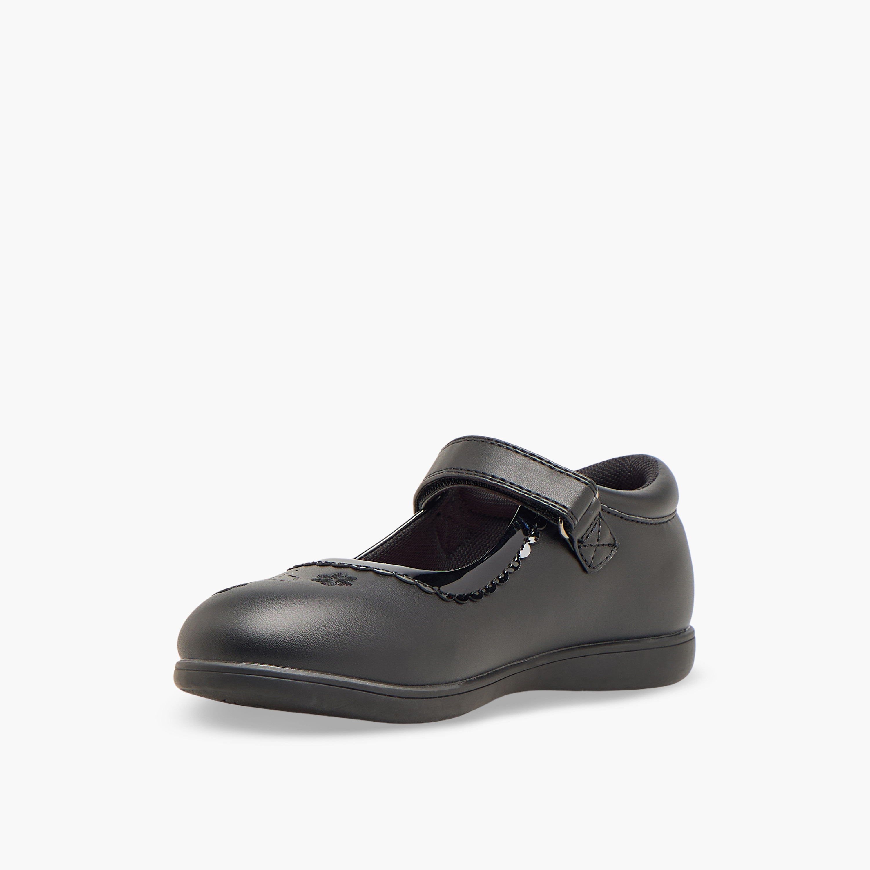 حذاء مدرسي بشريط إغلاق لاصق للبنات من جونيورز-girls-shoes-schoolshoes-image-4