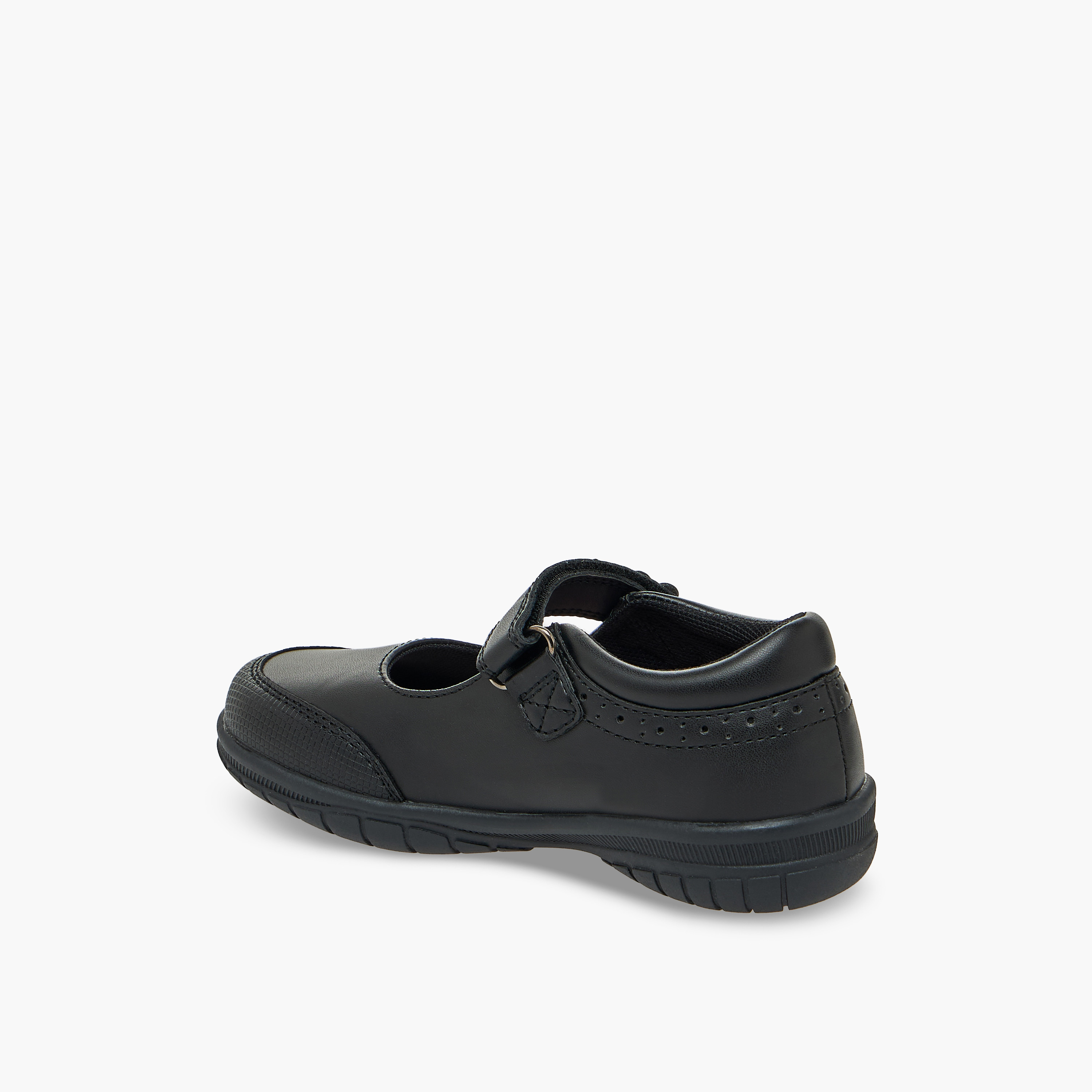 حذاء ماري جين باربي المدرسي المريح للبنات بشريط إغلاق لاصق-girls-shoes-maryjanes-image-6