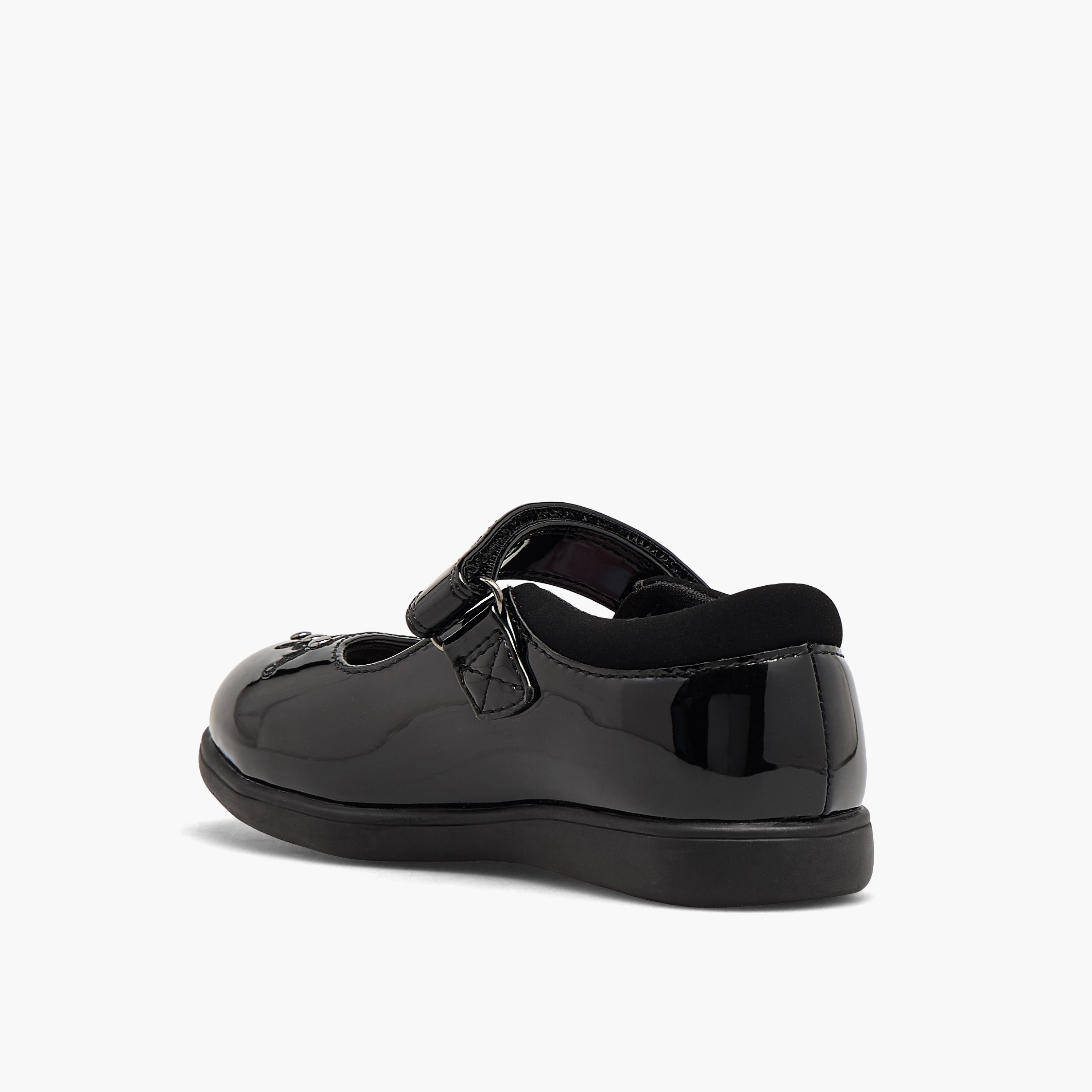 حذاء مدرسي مزين بشريط إغلاق لاصق للبنات من ديزني-girls-shoes-schoolshoes-image-5