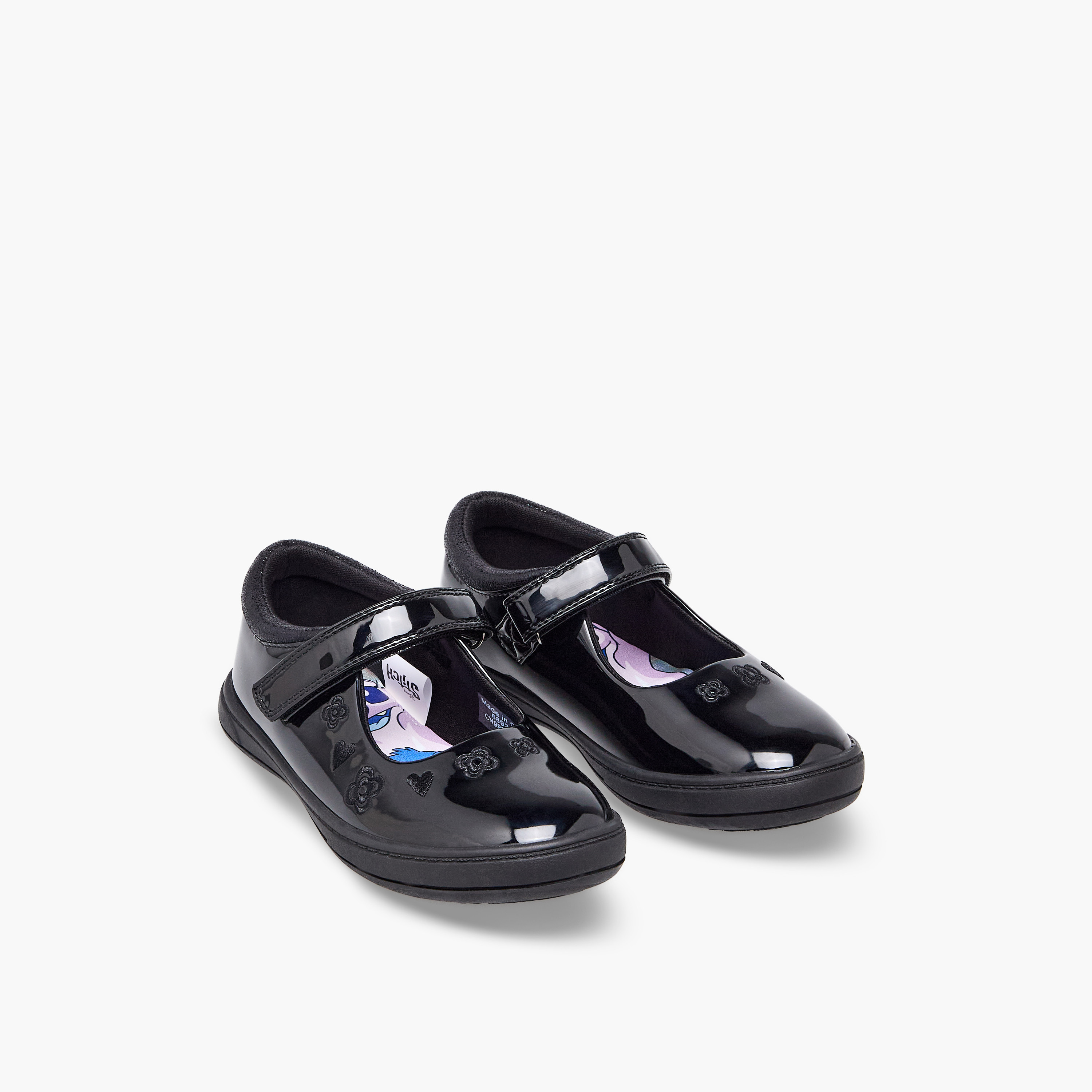 حذاء ماري جين مدرسي بتصميم ستيتش للبنات من ديزني-girls-shoes-maryjanes-image-1