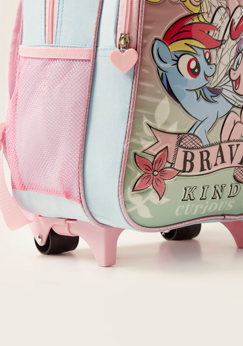My Little Pony Print 5-Piece Trolley Backpack Set-School Sets-image-3