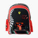 Ferrari Print Backpack with Adjustable Straps and Zip Closure-Backpacks-thumbnail-0