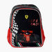 Ferrari Print Backpack with Adjustable Straps - 16 inches-Backpacks-thumbnail-0