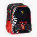 Ferrari Print Backpack with Adjustable Straps - 16 inches-Backpacks-thumbnail-1