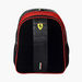 Ferrari Print Backpack with Adjustable Straps - 14 inches-Backpacks-thumbnail-0