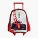 Ferrari Print Trolley Backpack with Zip Closure - 16 inches-Trolleys-thumbnail-0